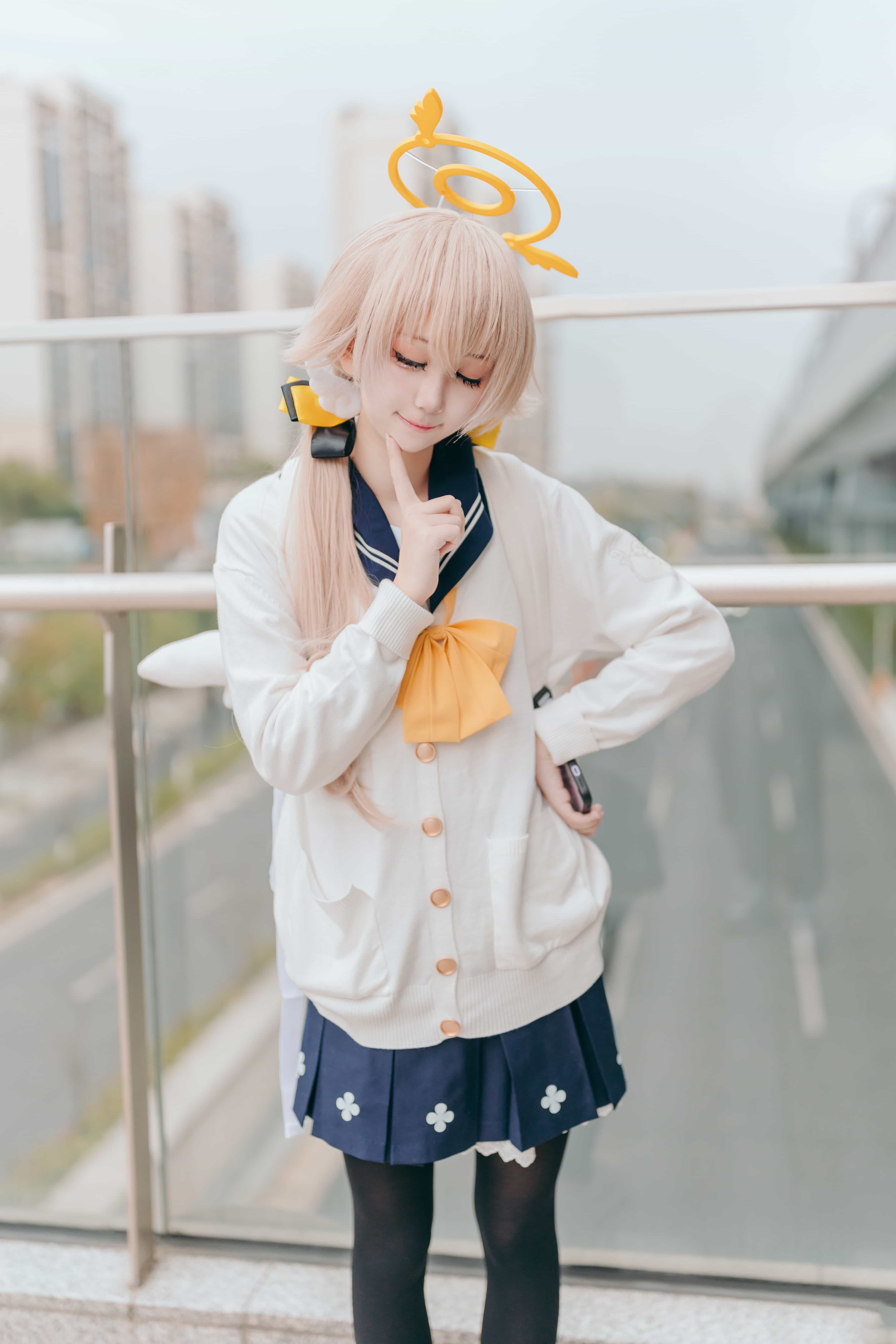 图片[10]-二次元COS分享[COSplay]今天不当蒙面劫匪 今天是软糯学生hfm-二次元COS分享次元吧