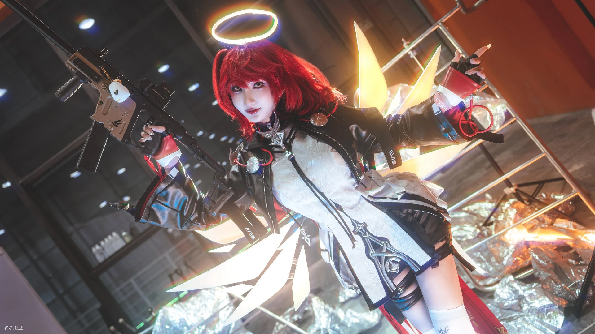 图片[1]-二次元COS分享[COSplay]想吃子弹，就给我一个一个排好队——！-二次元COS分享次元吧