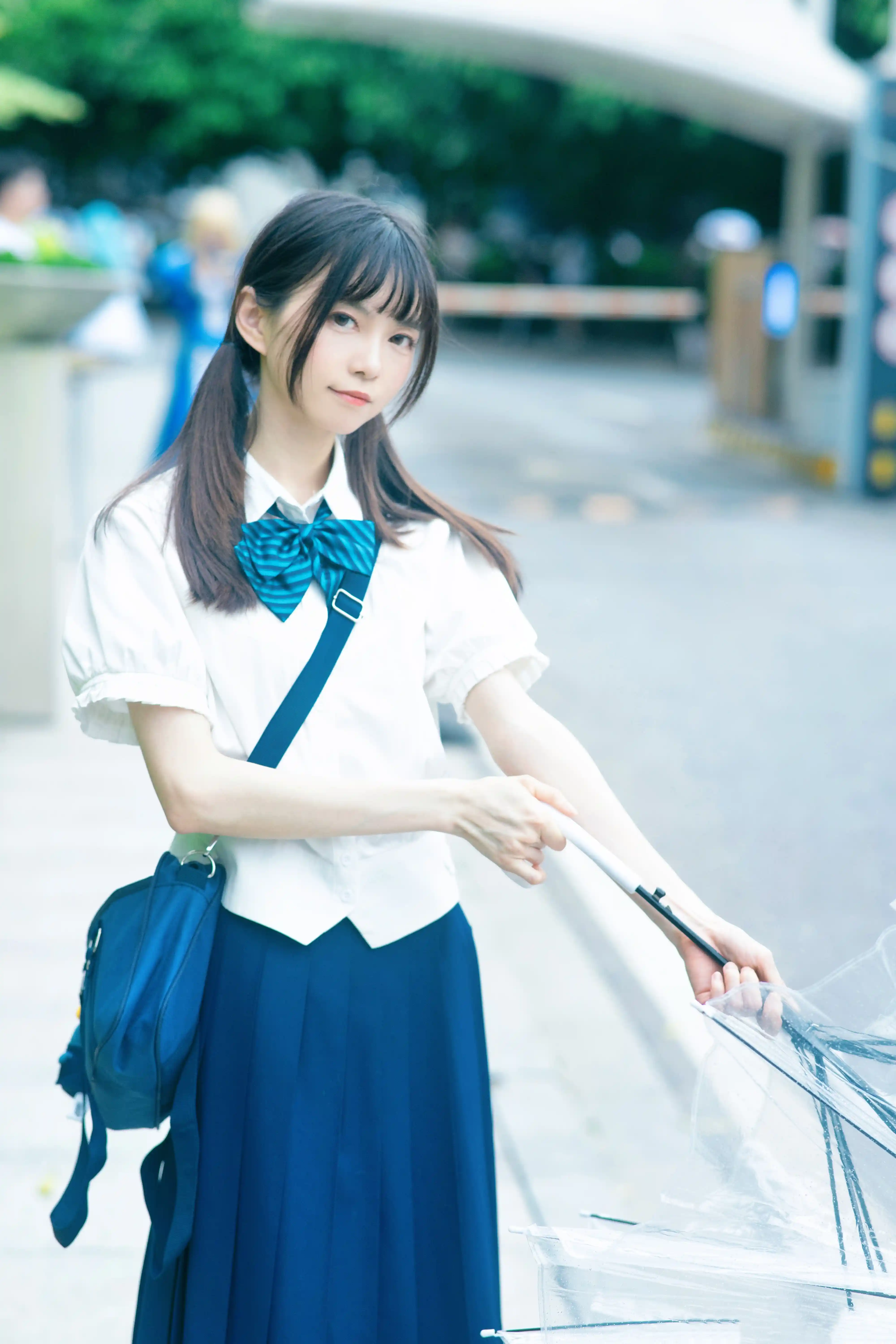 图片[1]-二次元COS分享[JK]下雨天要和我一起去撑伞吗！-二次元COS分享次元吧