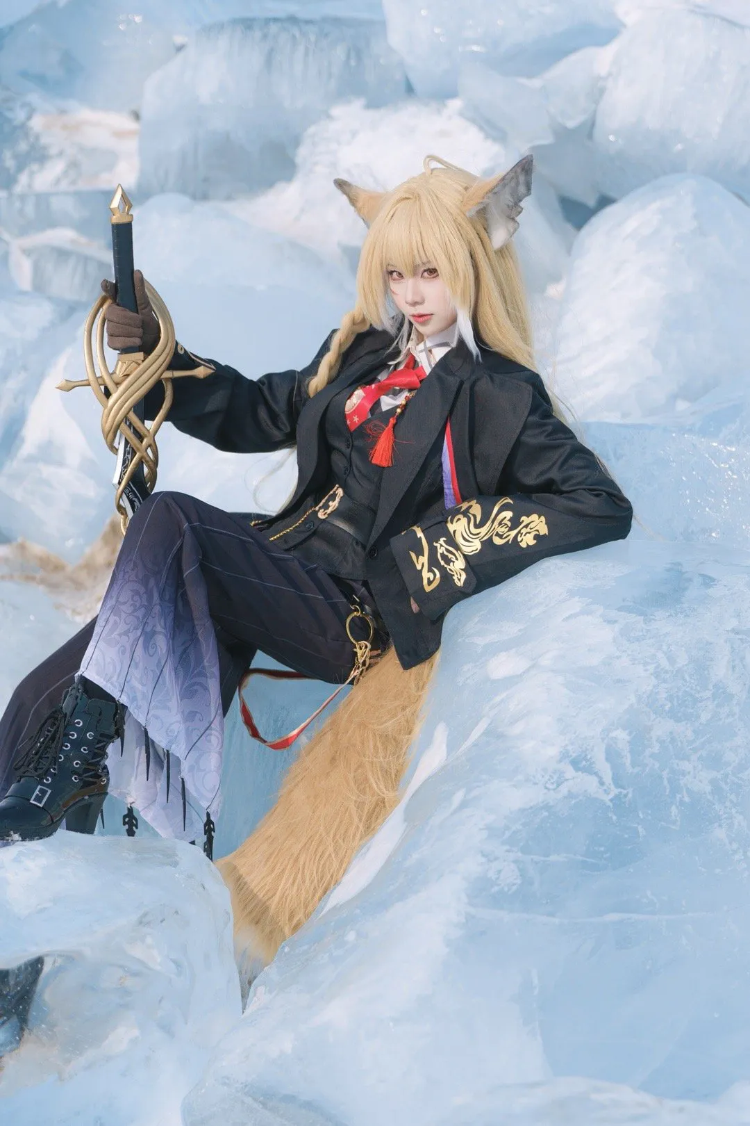 图片[12]-二次元COS分享[COSplay]洋服剑舞，所谓伊人醉山花-二次元COS分享次元吧