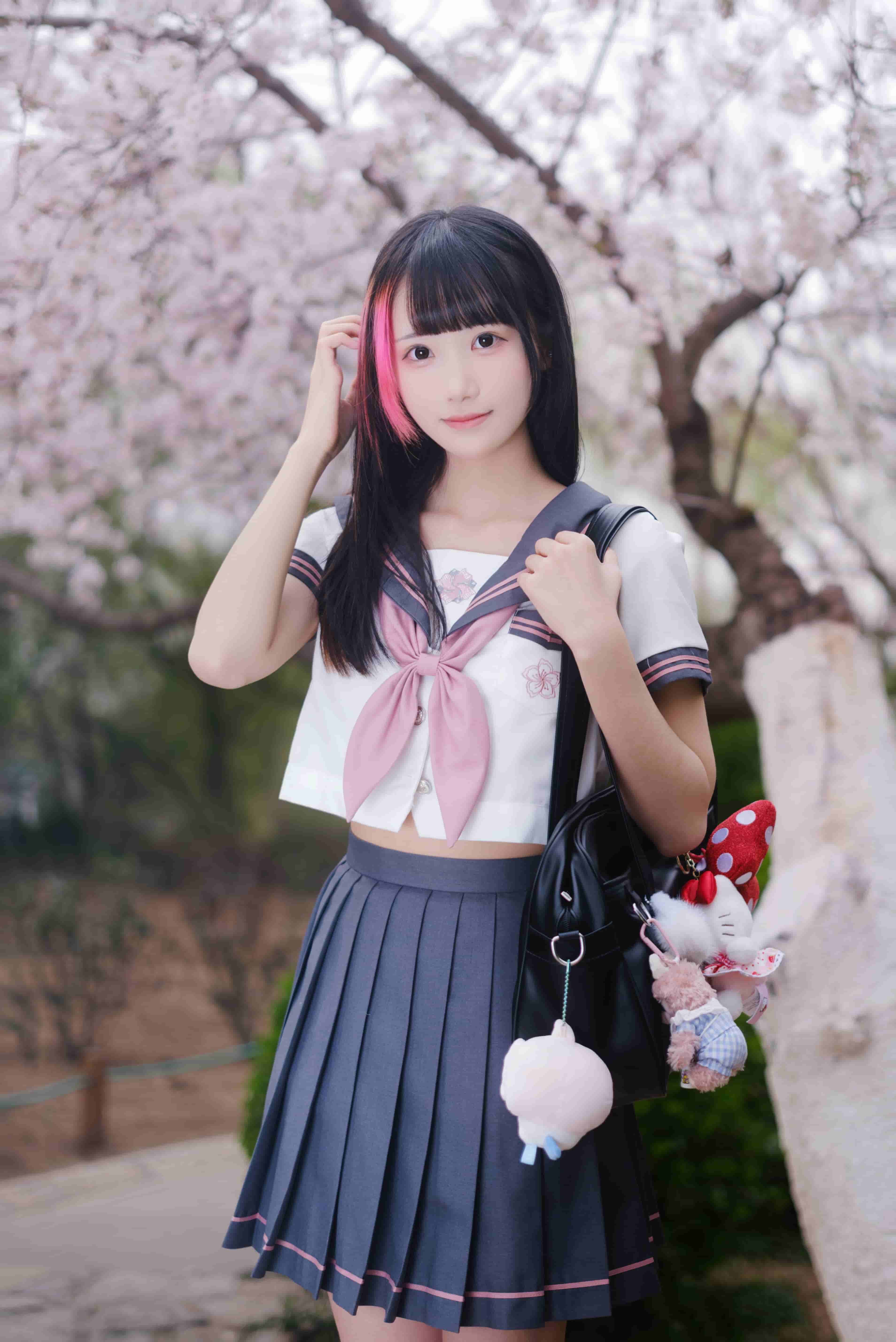 图片[9]-二次元COS分享[JK]自你踏入我的春天，连樱花都黯然了颜色。-二次元COS分享次元吧