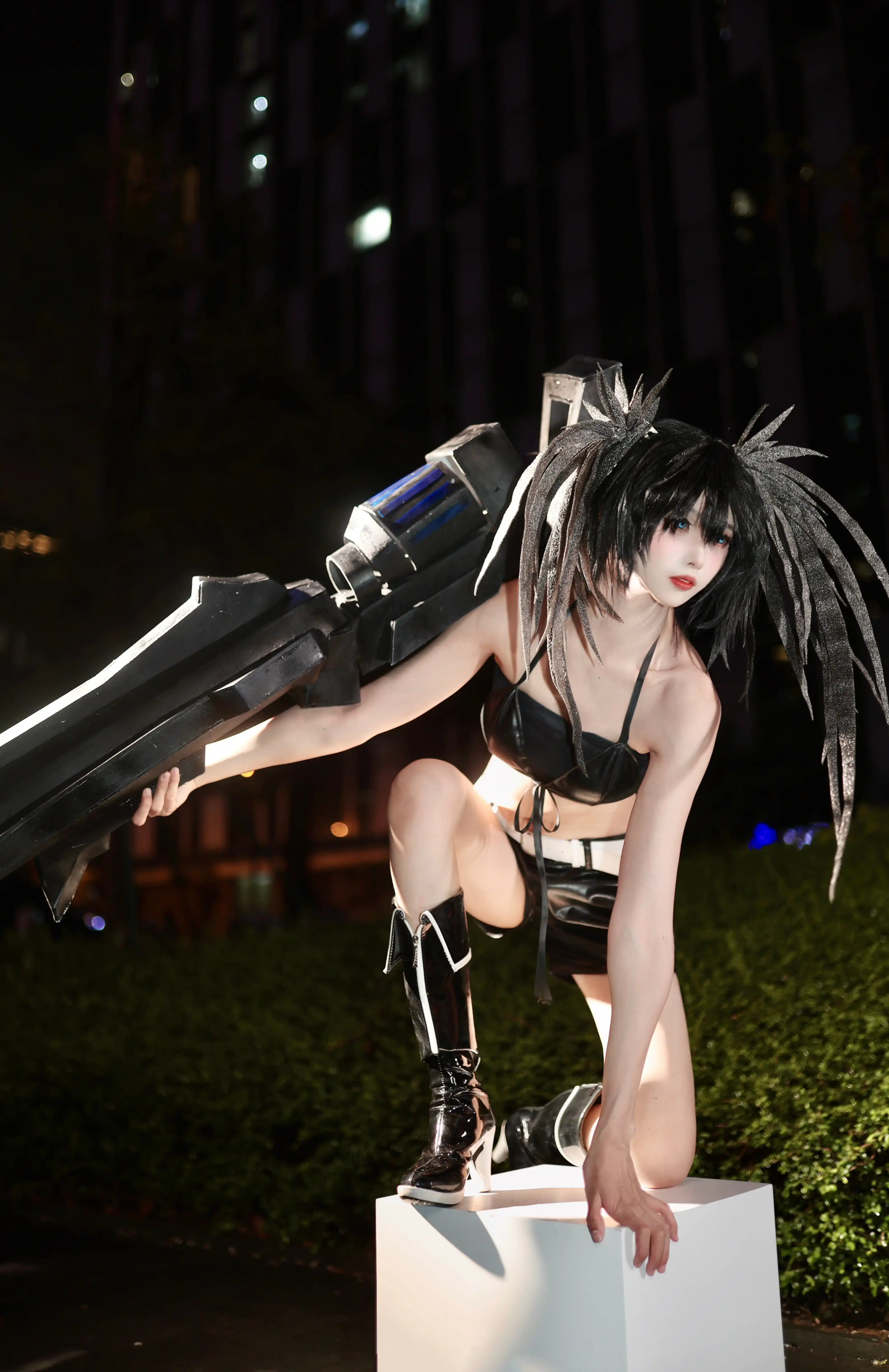 图片[3]-二次元COS分享[COSplay]今天份的双马尾萝莉，看起来很能打！-二次元COS分享次元吧