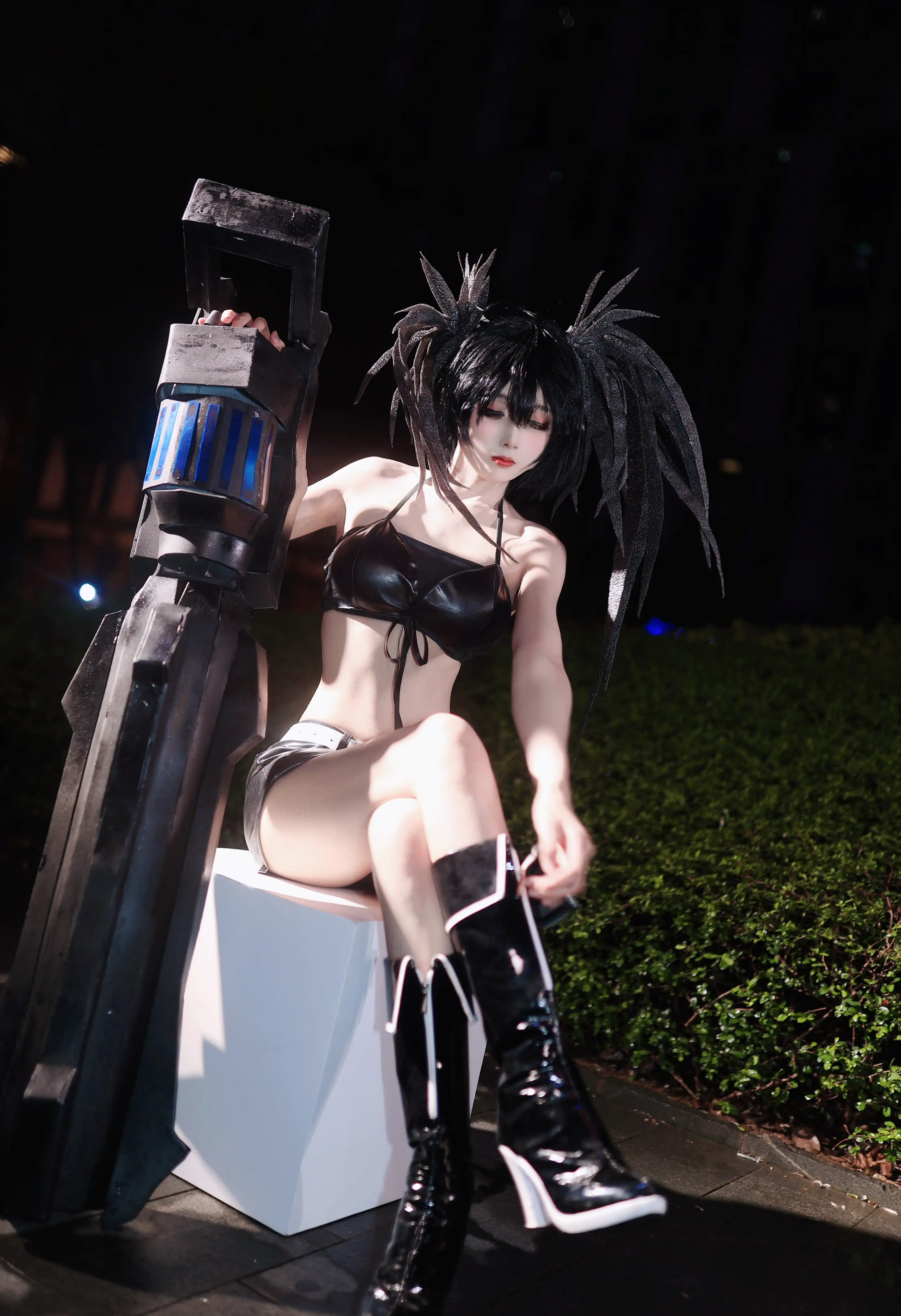 图片[4]-二次元COS分享[COSplay]今天份的双马尾萝莉，看起来很能打！-二次元COS分享次元吧