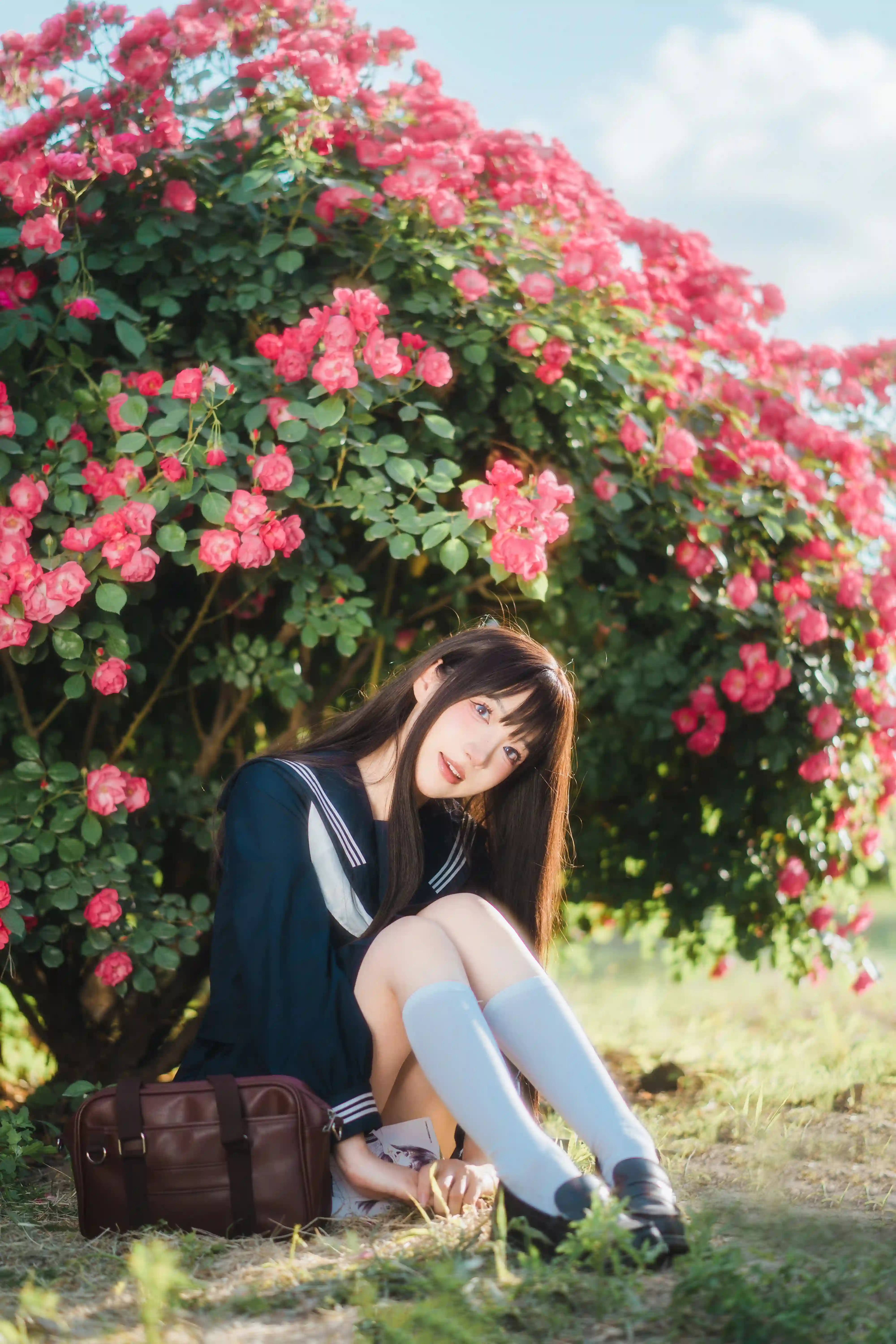 图片[1]-二次元COS分享[JK]花海漫游-JK 少女的诗意瞬间-二次元COS分享次元吧