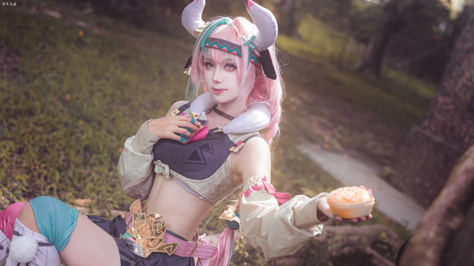 图片[2]-二次元COS分享[COSplay]力气这种东西，不经常用出来的话，就会从身体里逃走哦！…要不要和我一起练习？-二次元COS分享次元吧