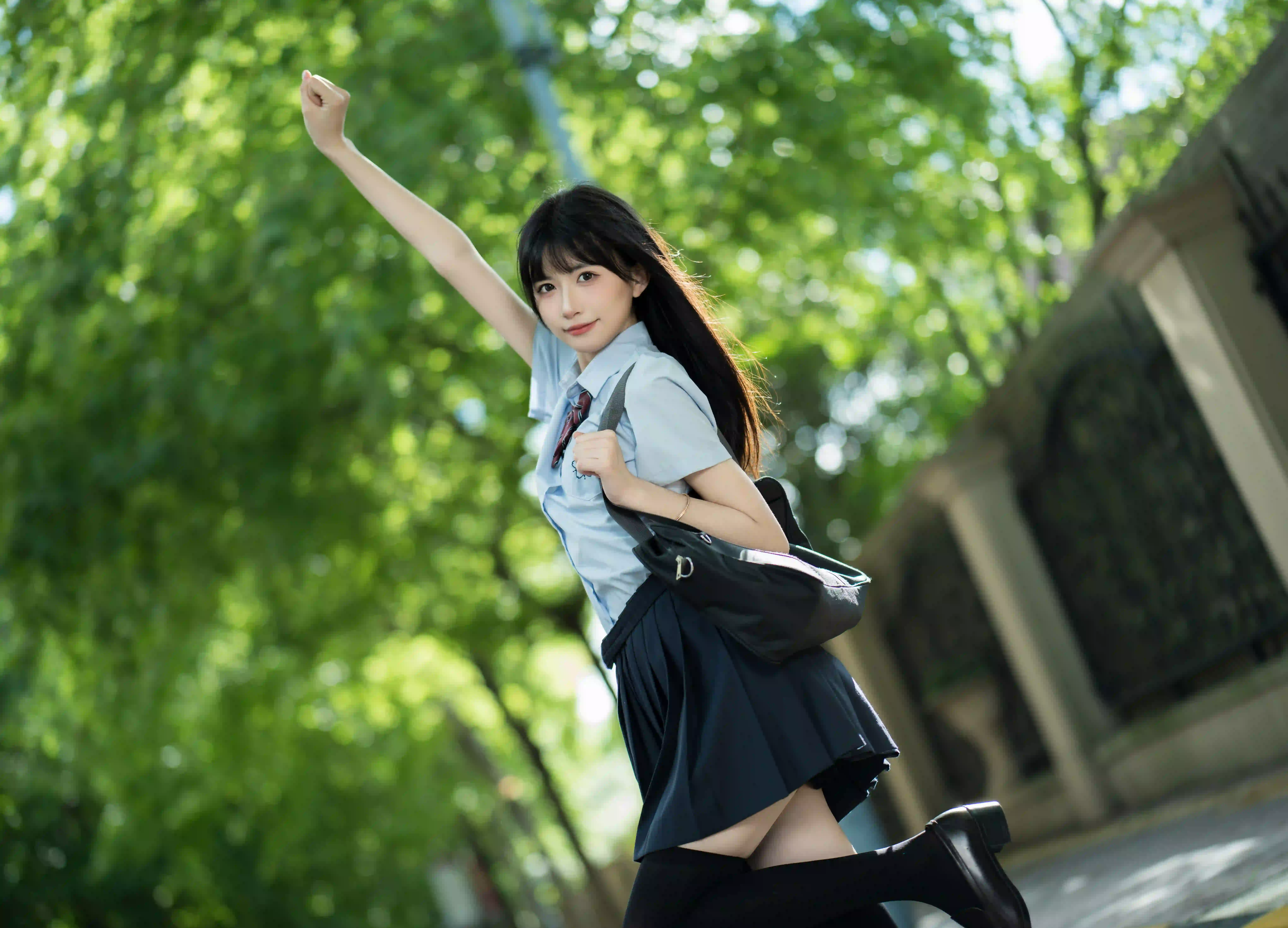 图片[10]-二次元COS分享[JK]校园小径-JK制服少女的元气邀约-二次元COS分享次元吧