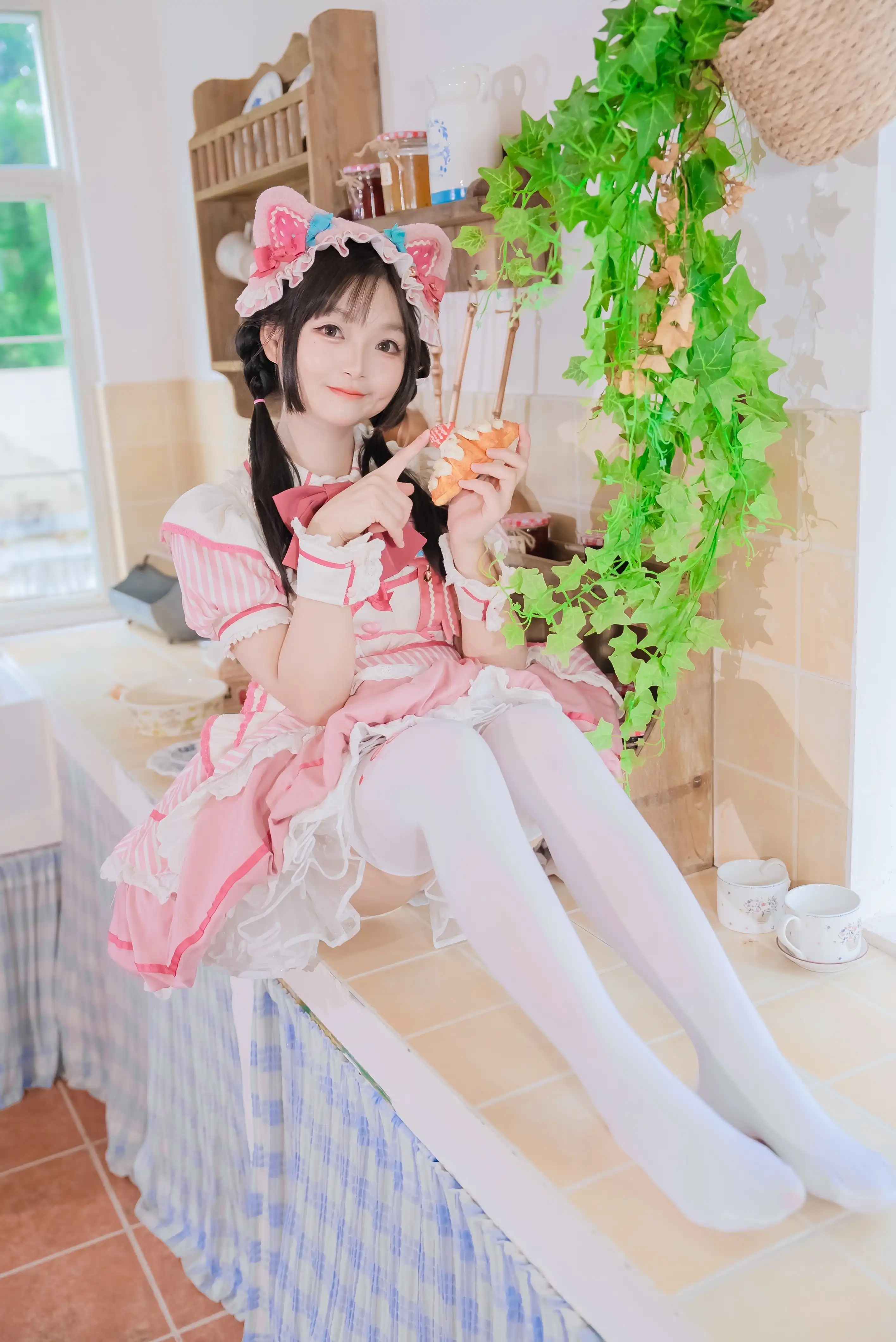 图片[14]-二次元COS分享[COSplay]厨房甜梦-猫耳少女的美味时光-二次元COS分享次元吧