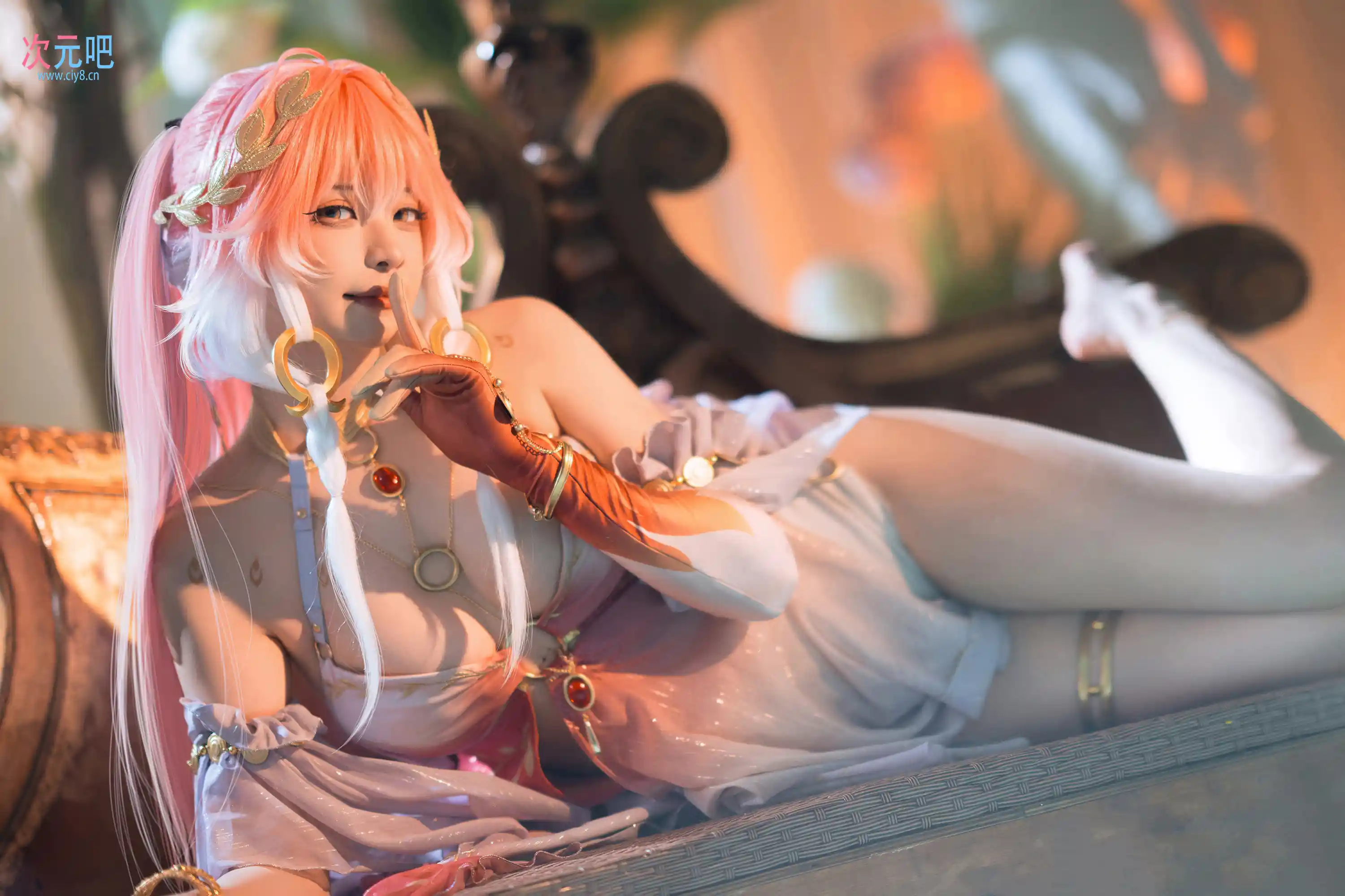 [COSplay]要和长离一起泡温泉吗？-二次元COS分享次元吧