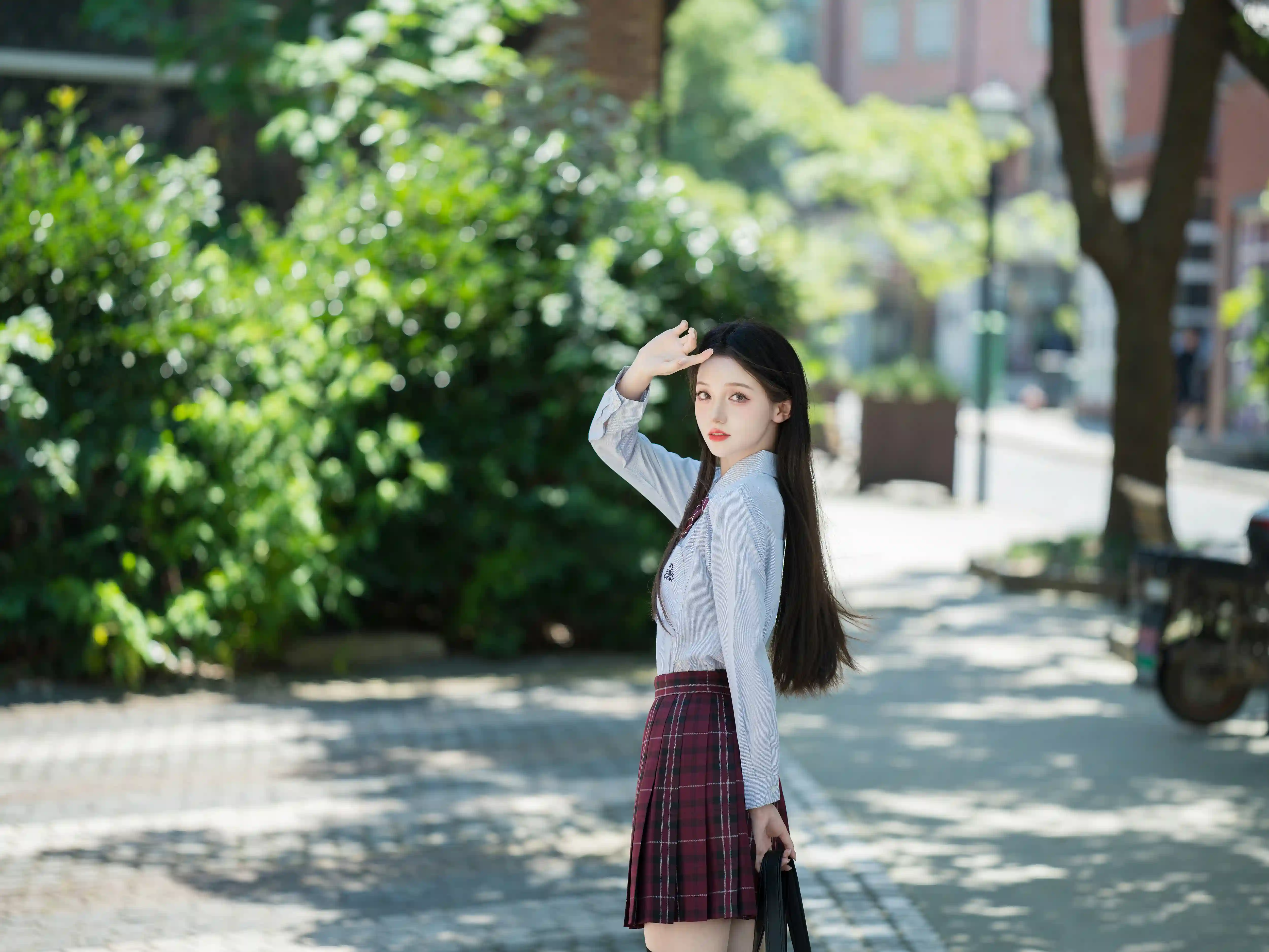 图片[1]-二次元COS分享[JK]夏天就要多看看绿色-二次元COS分享次元吧