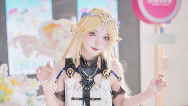 你在鸣潮一周年生日会上见过这个小卡嘛-二次元COS分享次元吧