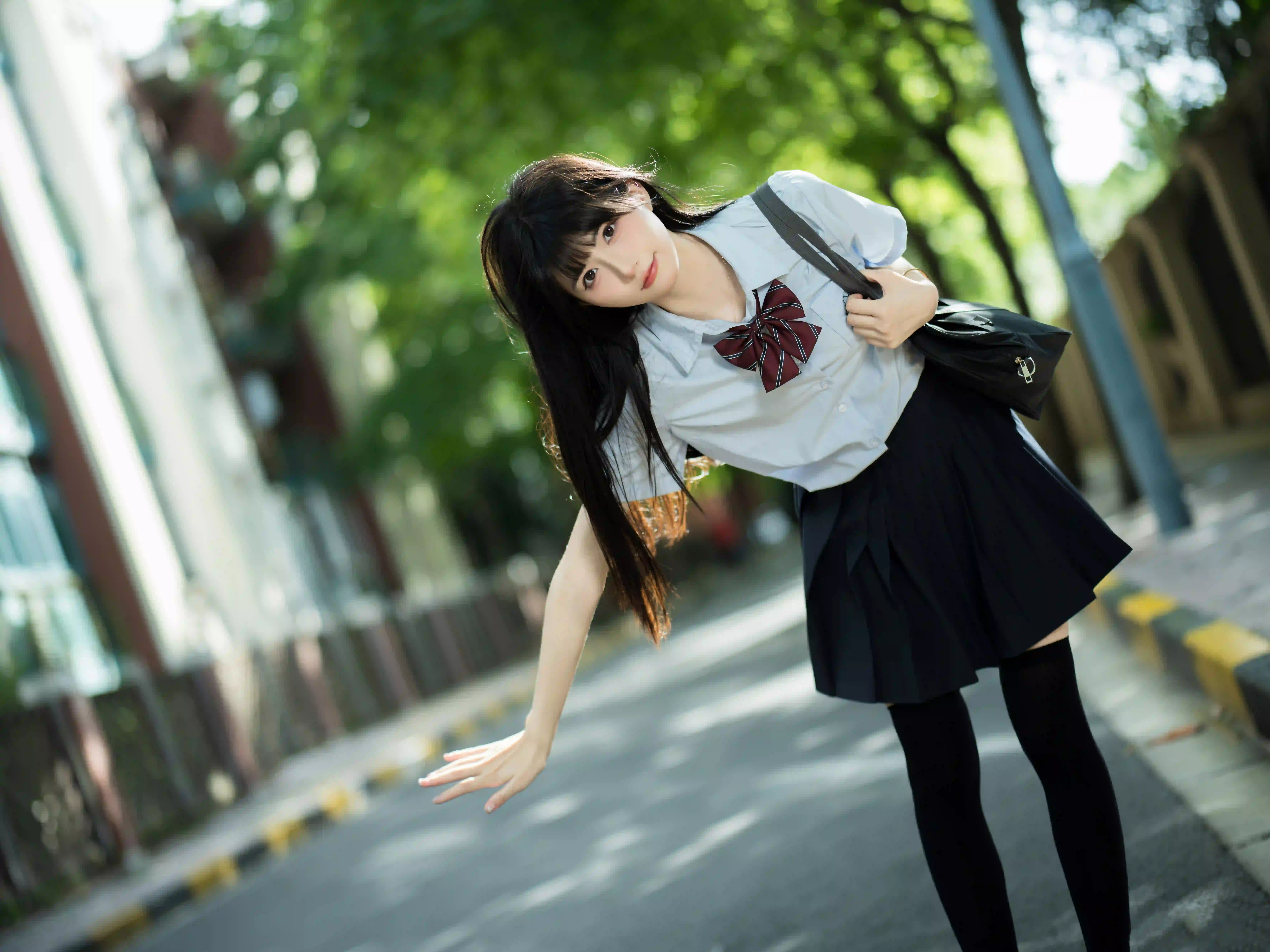 图片[8]-二次元COS分享[JK]校园小径-JK制服少女的元气邀约-二次元COS分享次元吧