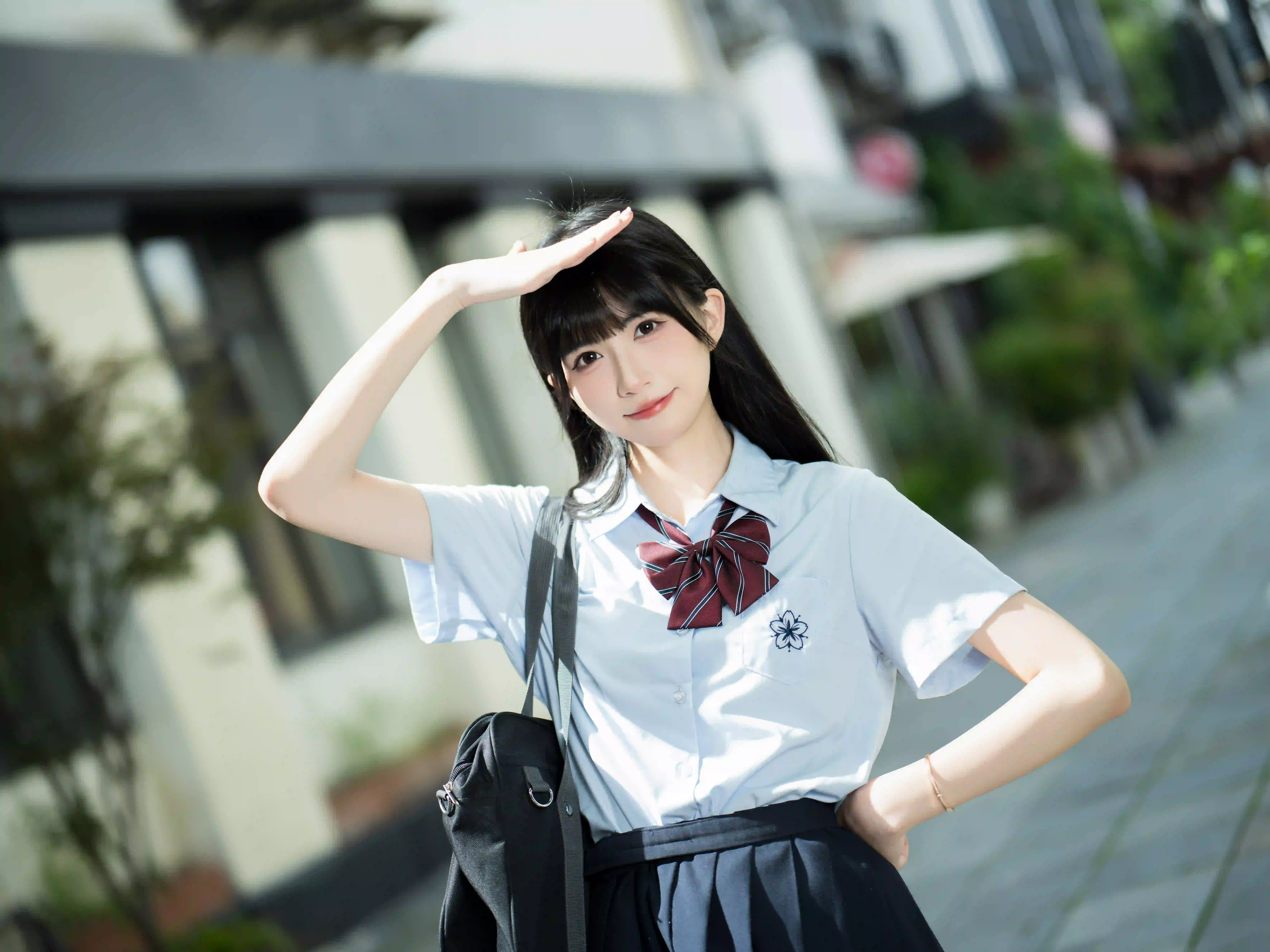 图片[4]-二次元COS分享[JK]校园小径-JK制服少女的元气邀约-二次元COS分享次元吧