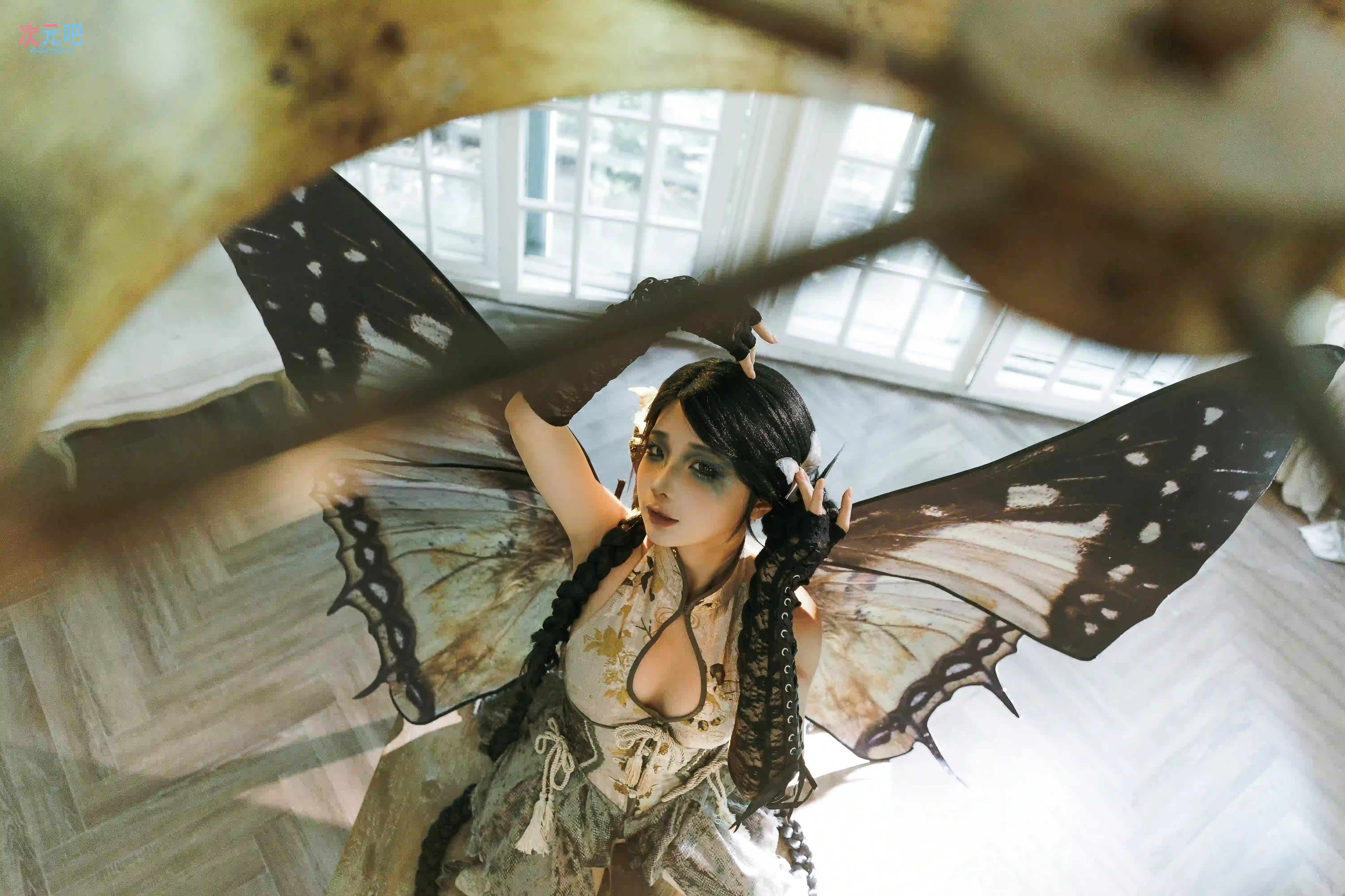 蠢沫沫 - 枯叶蝶-二次元COS分享次元吧