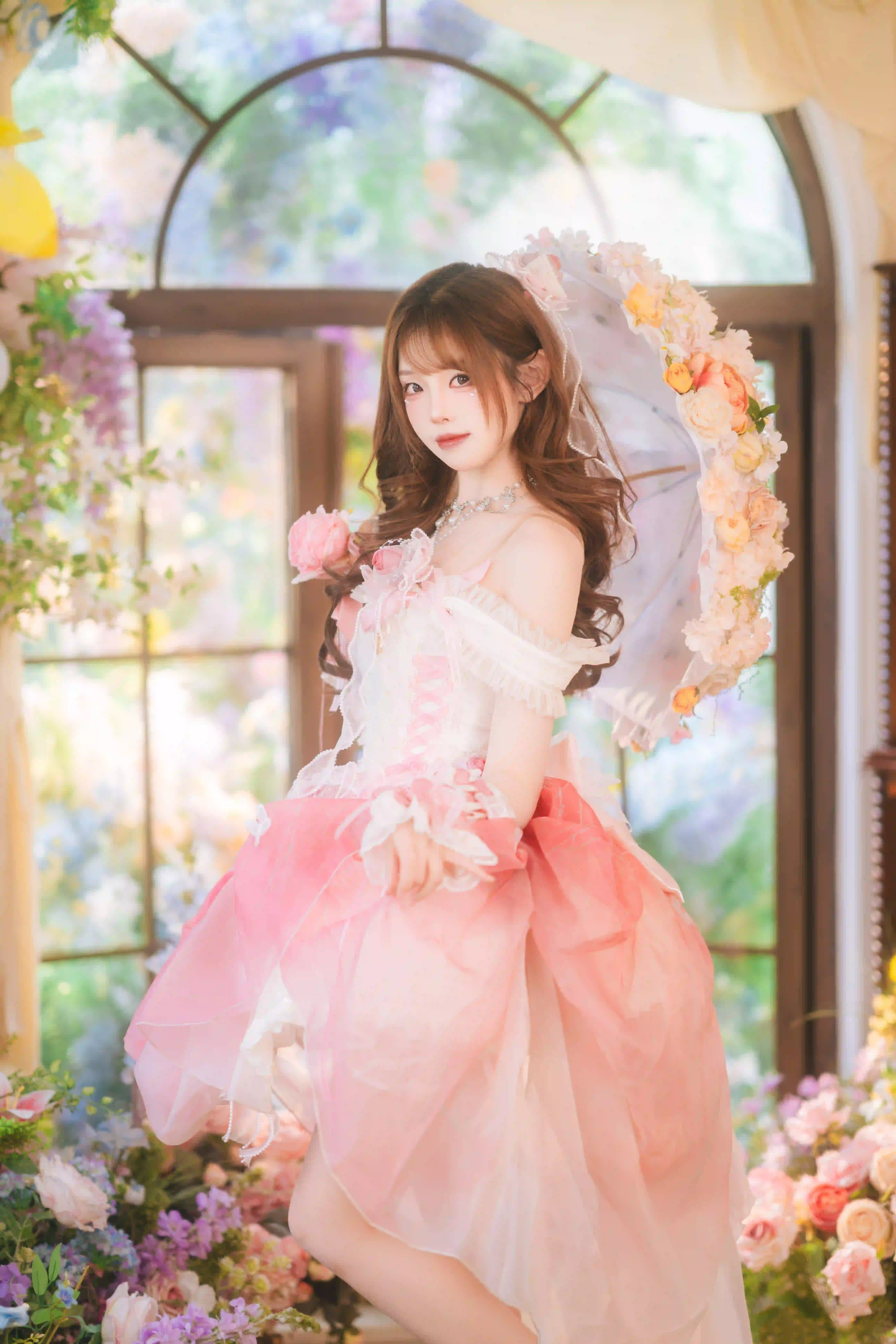 图片[9]-二次元COS分享花房绮梦-粉裙少女的下午茶时光-二次元COS分享次元吧