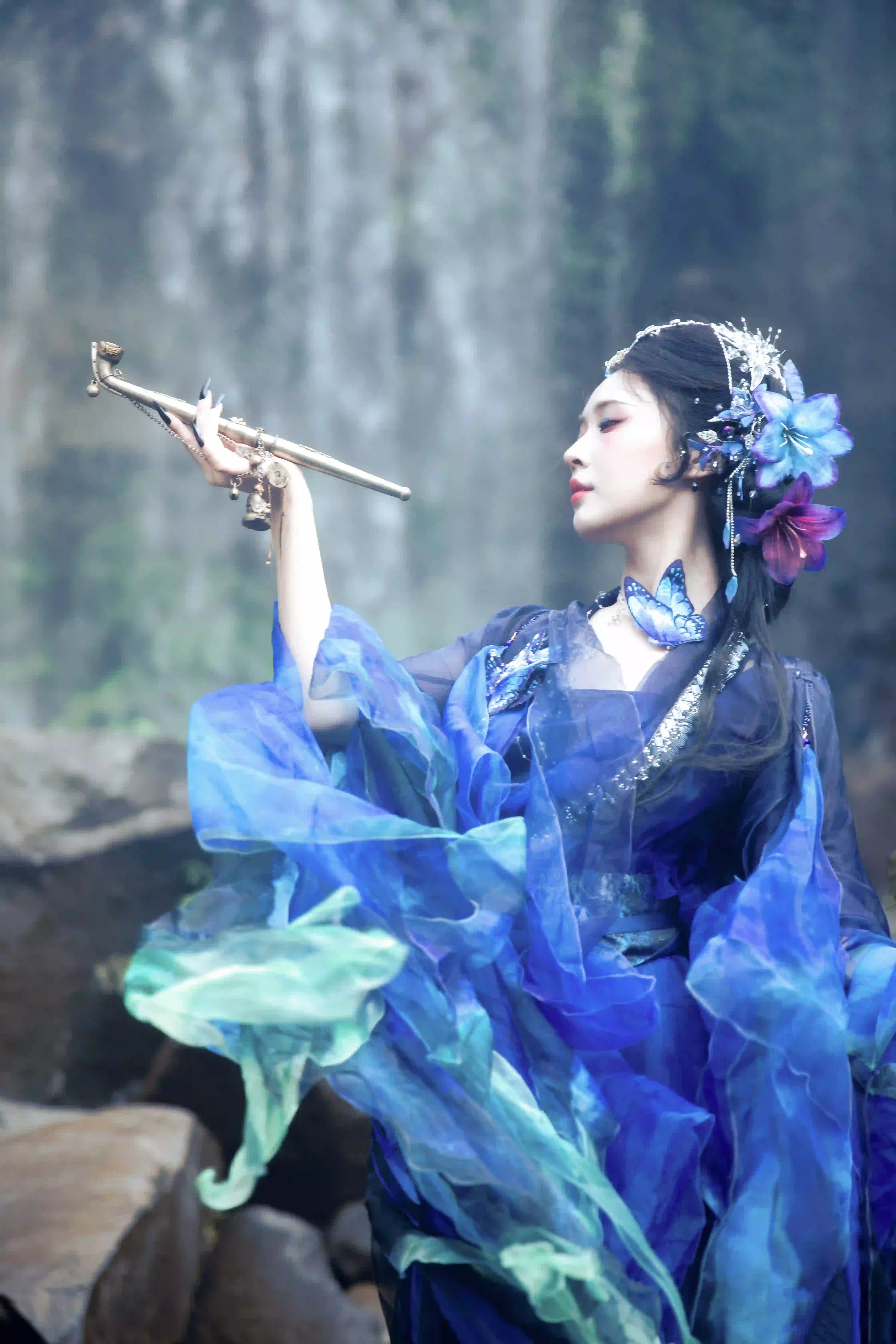 图片[5]-二次元COS分享[汉服]我在永恒的孤独里，追寻着遗失的蝴蝶。-二次元COS分享次元吧