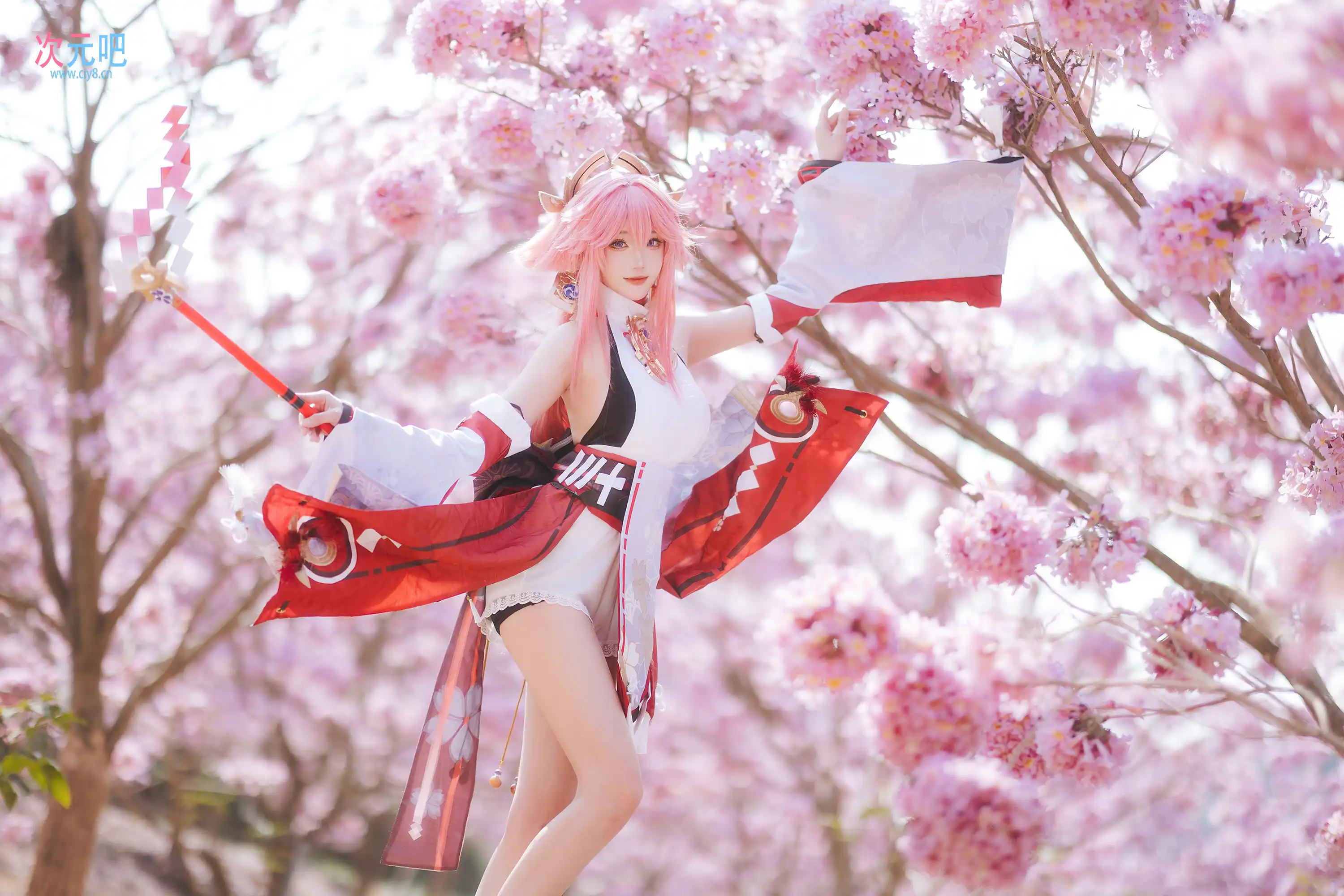 图片[2]-二次元COS分享瓜希酱 – 原神 八重神子-二次元COS分享次元吧