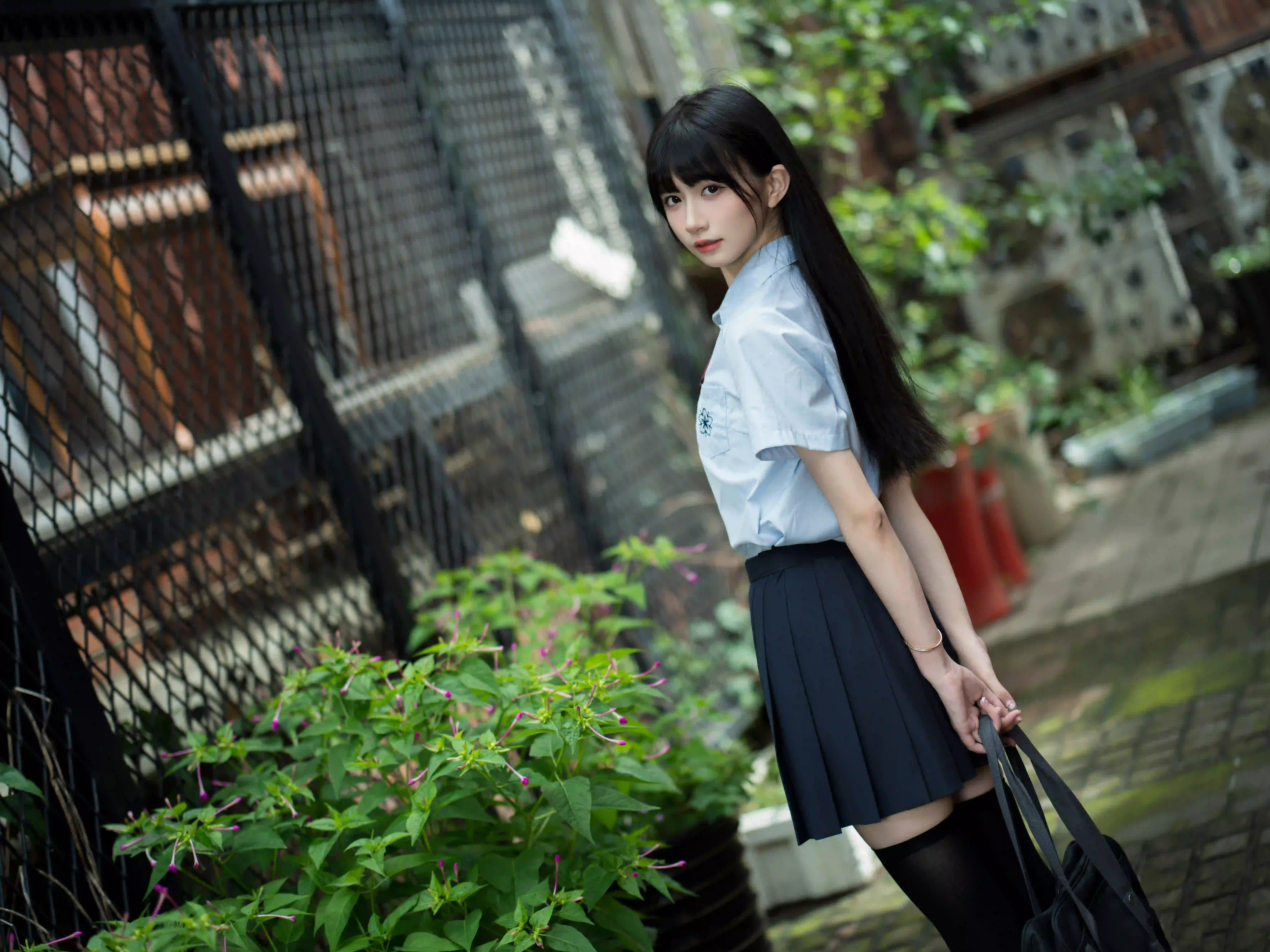 图片[9]-二次元COS分享[JK]校园小径-JK制服少女的元气邀约-二次元COS分享次元吧