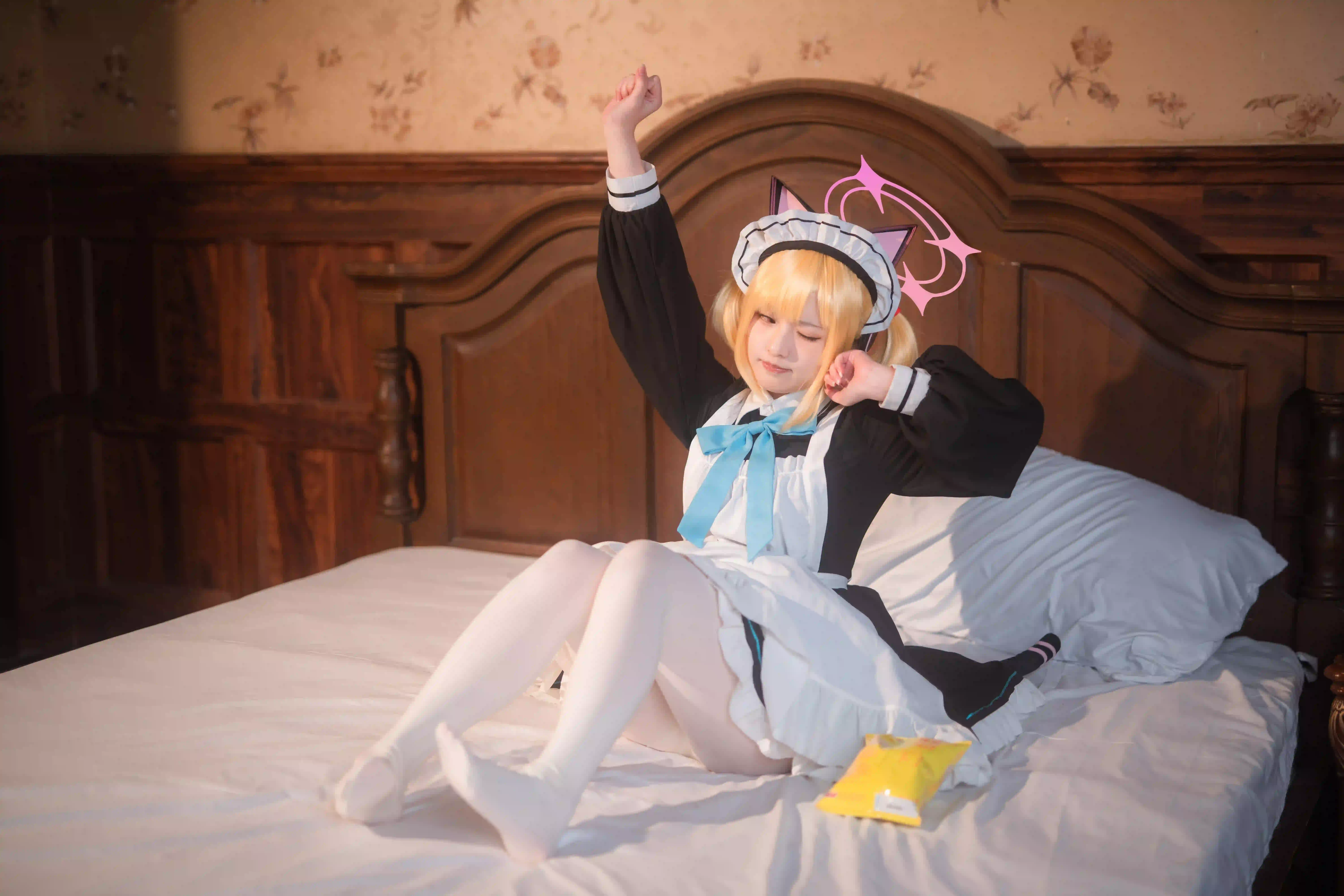 [COSplay]女仆也是人类哦，不休息的话要坏掉了……-二次元COS分享次元吧