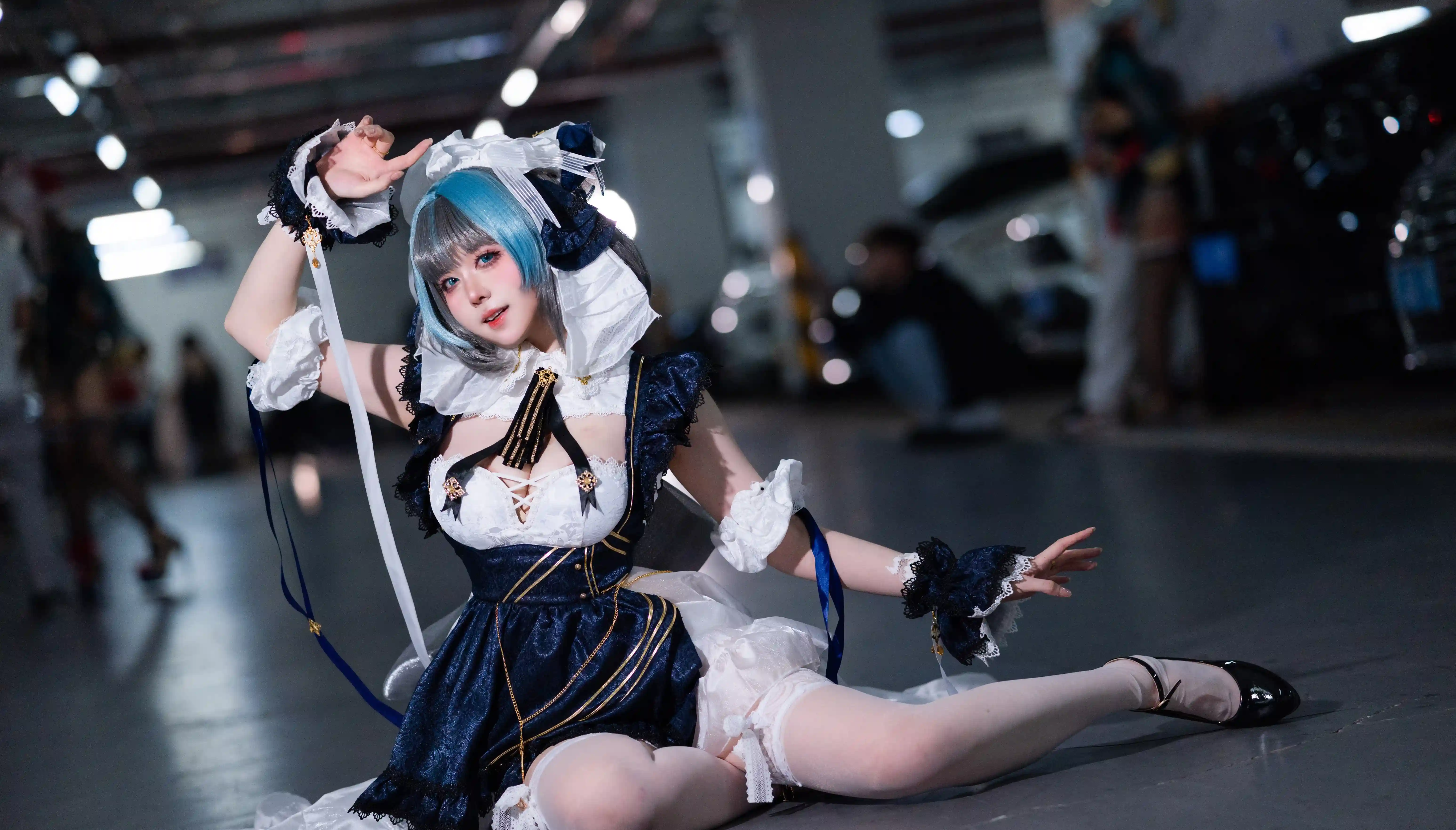 [COSplay]碧蓝航线 柴郡 女仆-二次元COS分享次元吧