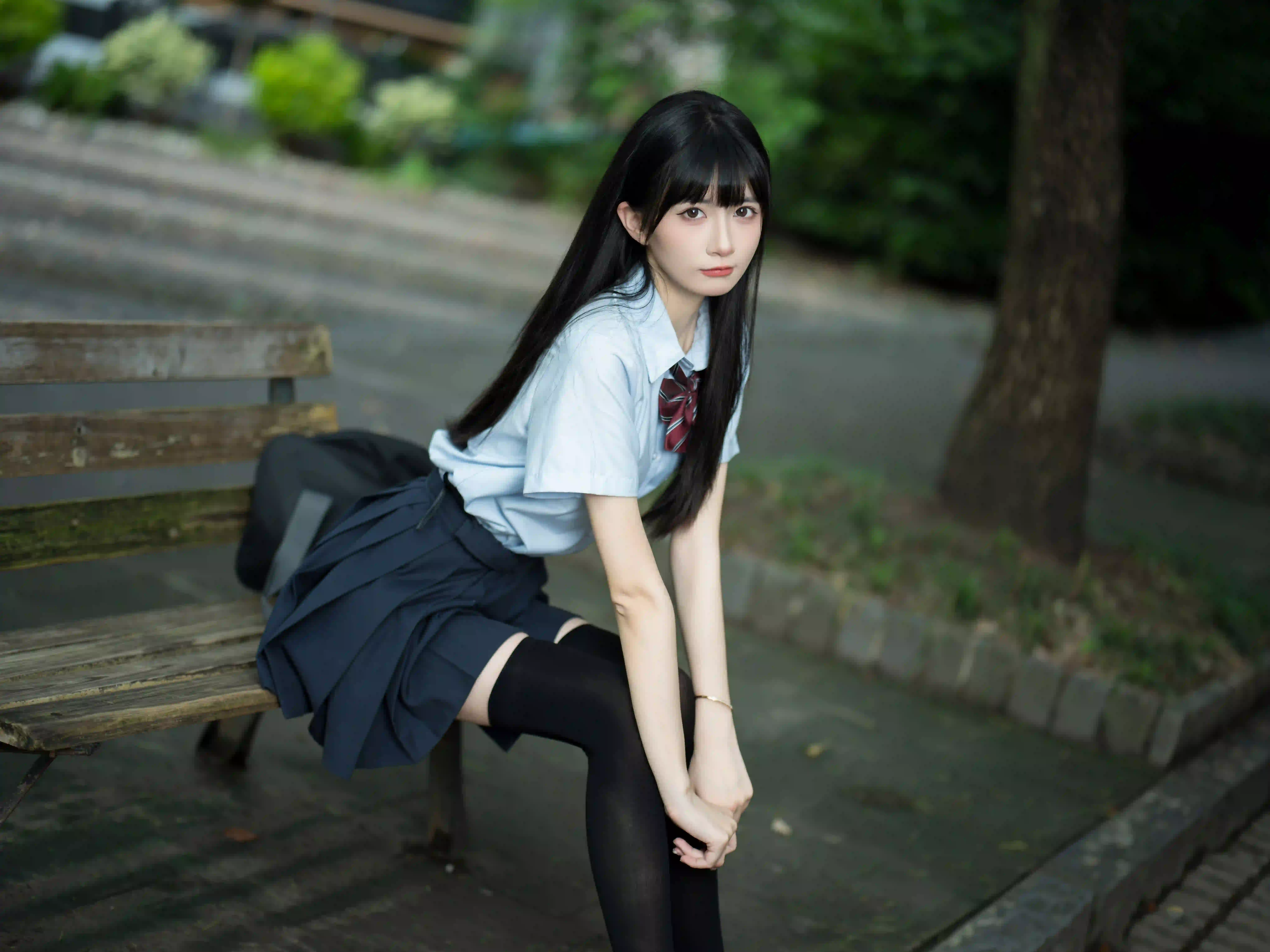 图片[6]-二次元COS分享[JK]校园小径-JK制服少女的元气邀约-二次元COS分享次元吧