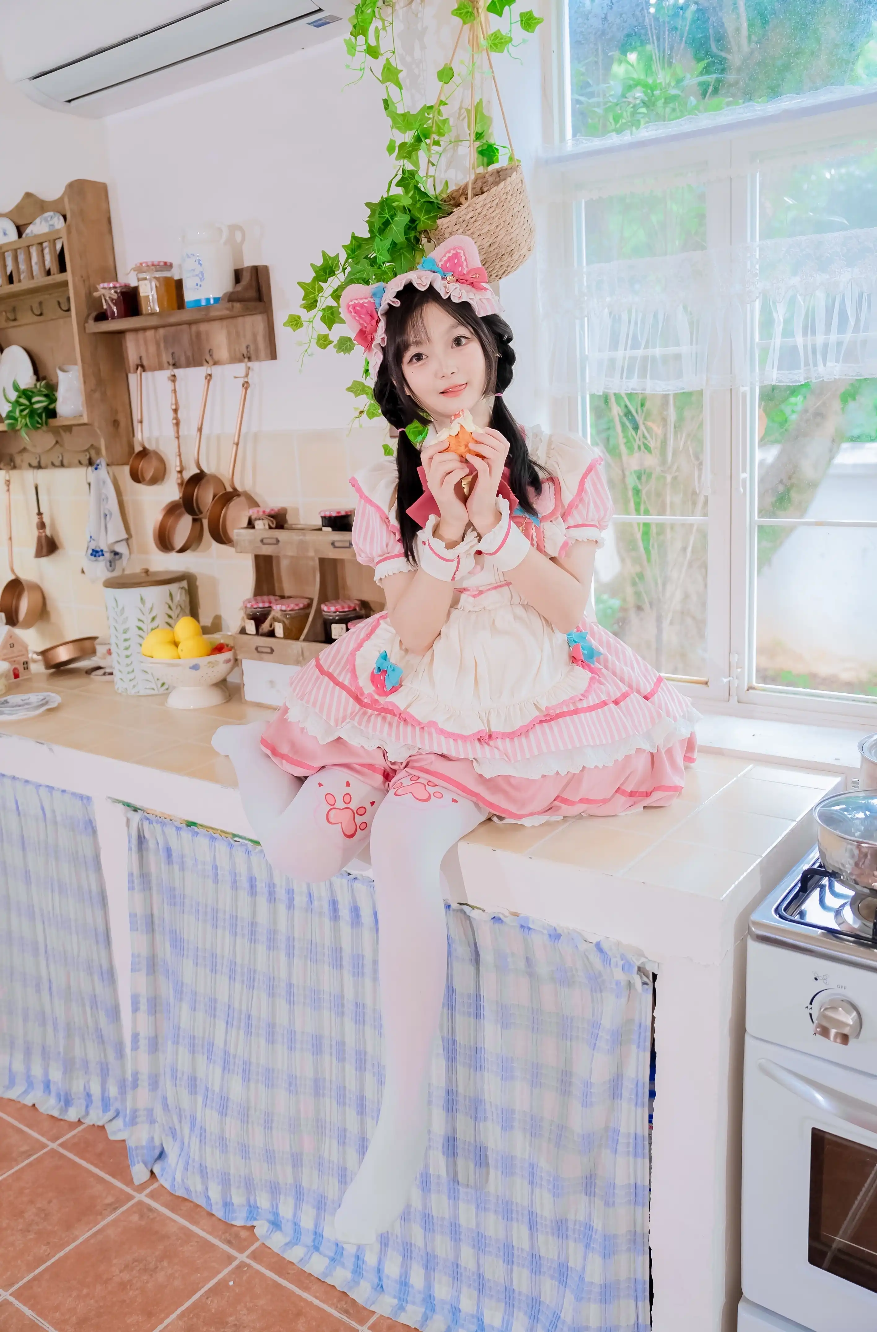 图片[10]-二次元COS分享[COSplay]厨房甜梦-猫耳少女的美味时光-二次元COS分享次元吧