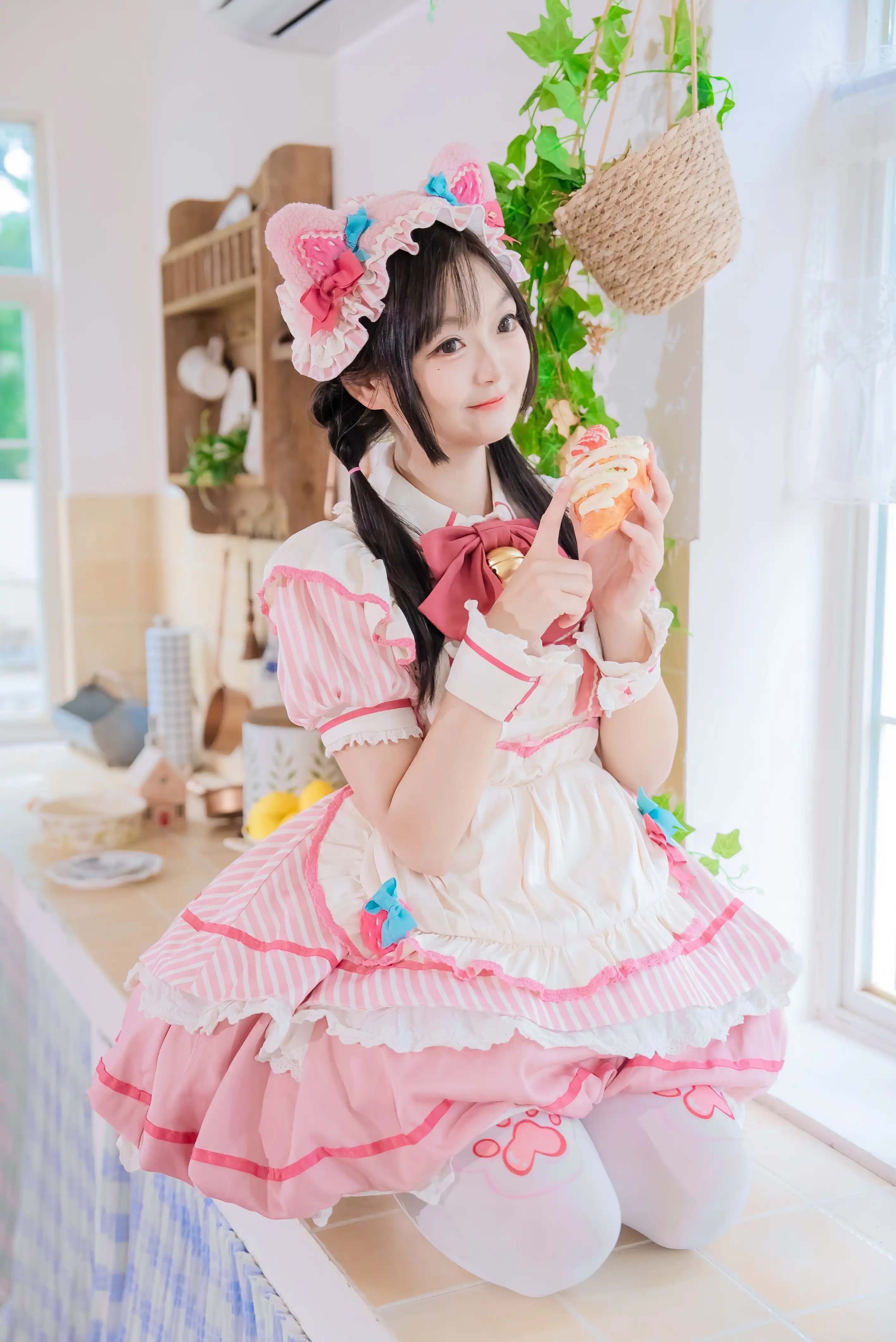 图片[4]-二次元COS分享[COSplay]厨房甜梦-猫耳少女的美味时光-二次元COS分享次元吧