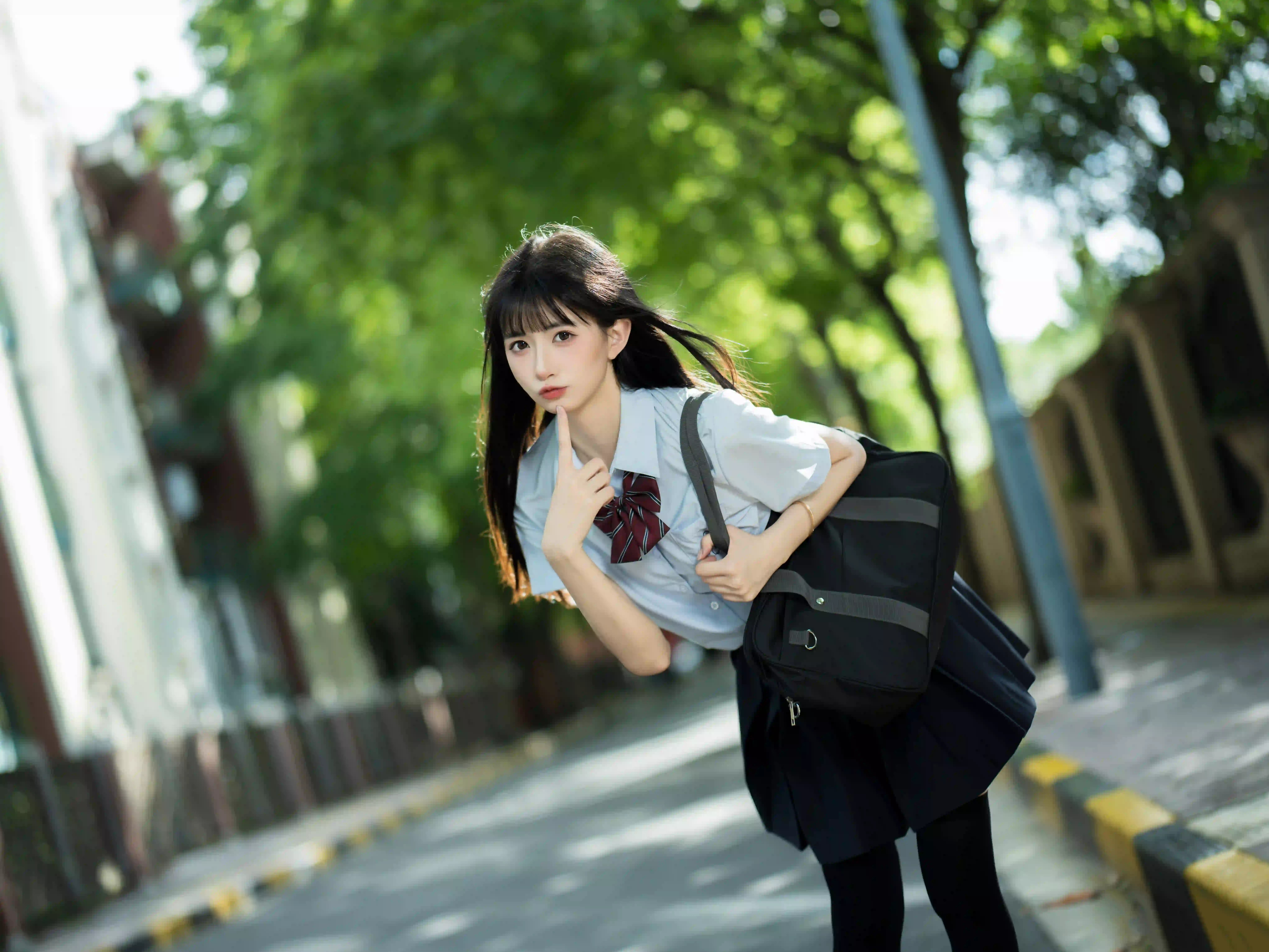 [JK]校园小径-JK制服少女的元气邀约-二次元COS分享次元吧