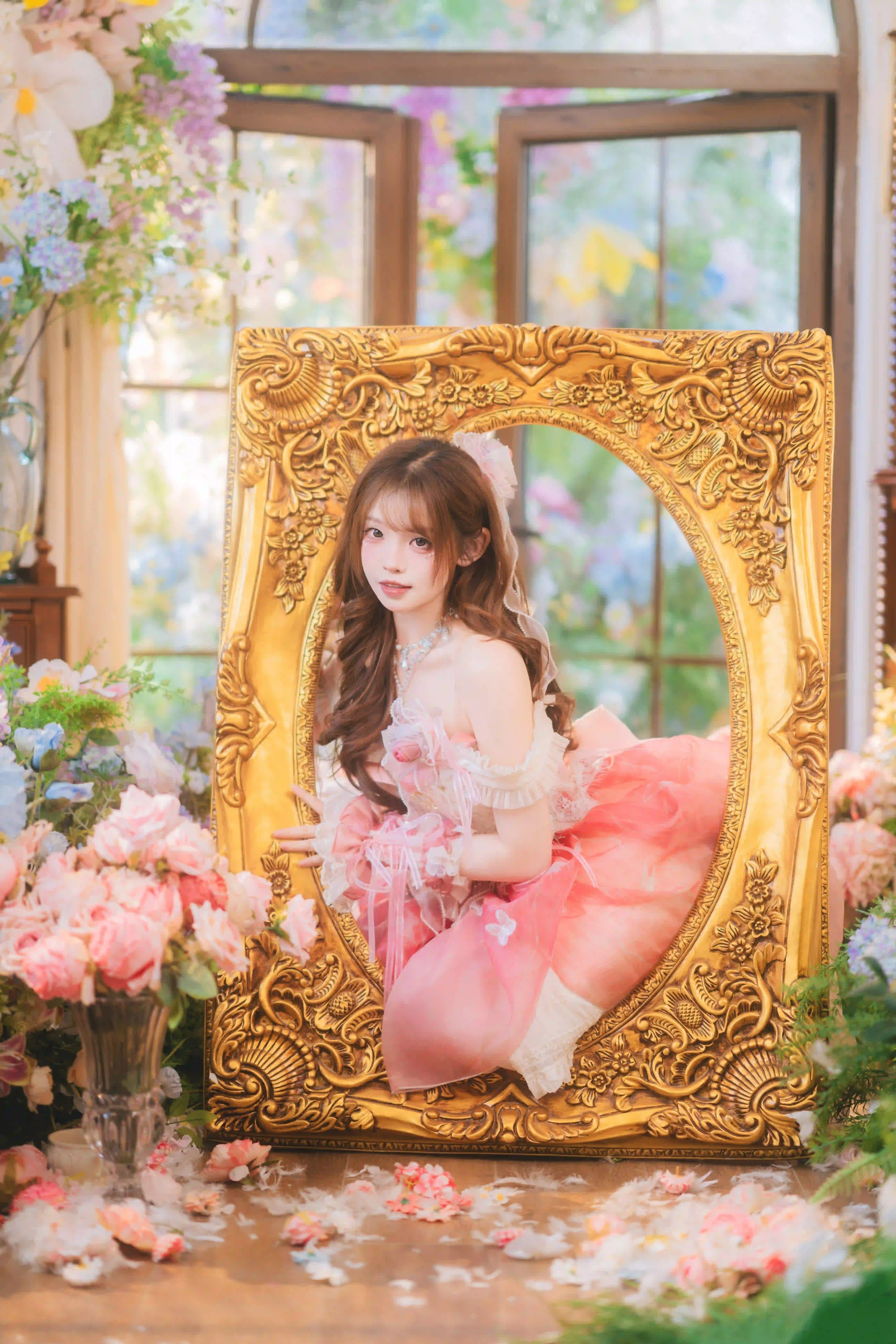 图片[4]-二次元COS分享花房绮梦-粉裙少女的下午茶时光-二次元COS分享次元吧