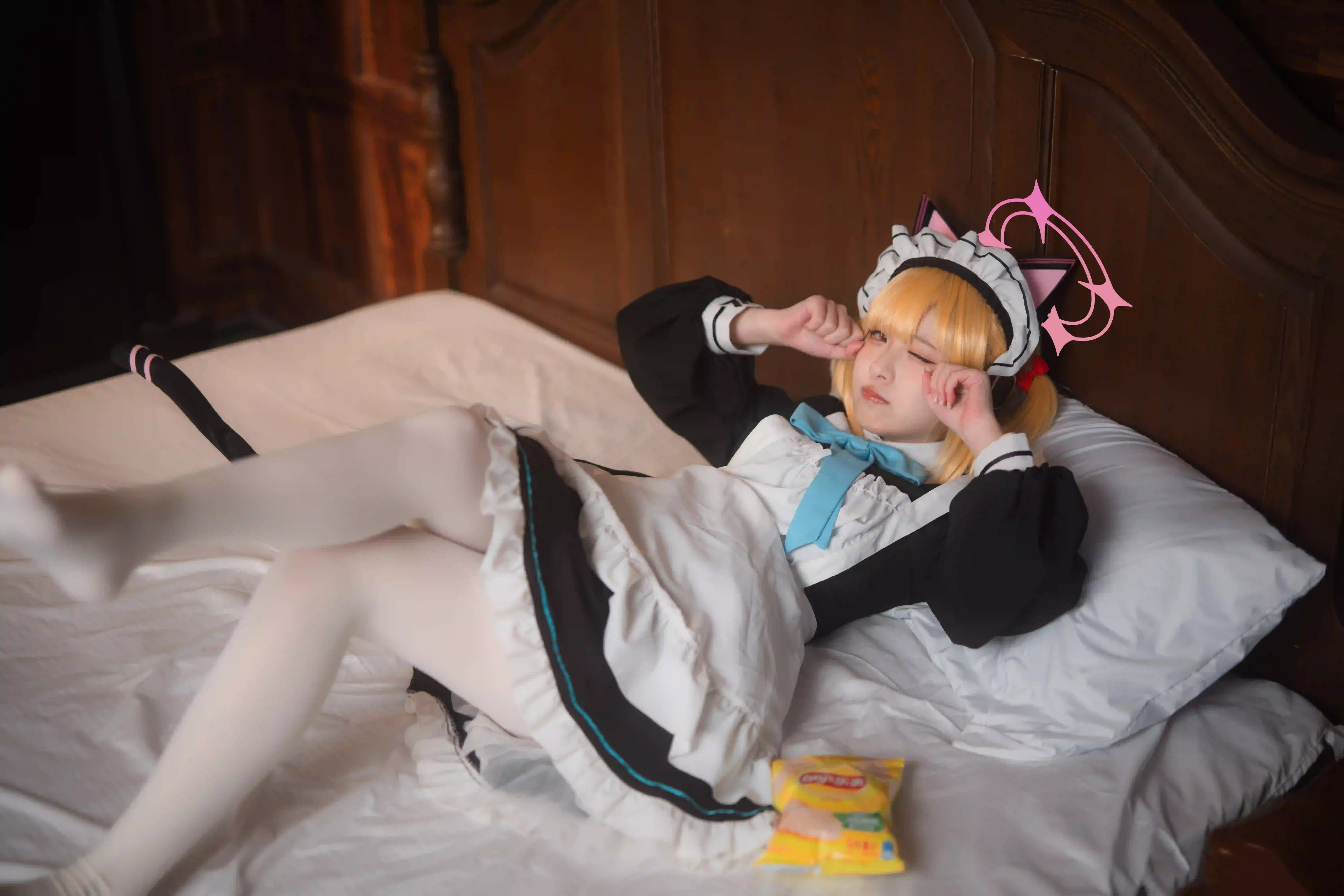 图片[1]-二次元COS分享[COSplay]女仆也是人类哦，不休息的话要坏掉了……-二次元COS分享次元吧