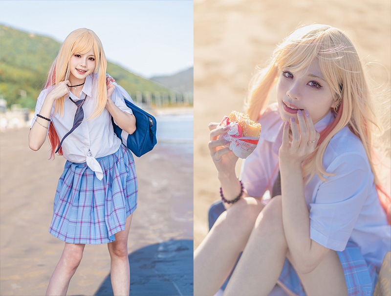 [COSplay]更衣人偶坠入爱河 喜多川海梦 海边-二次元COS分享次元吧