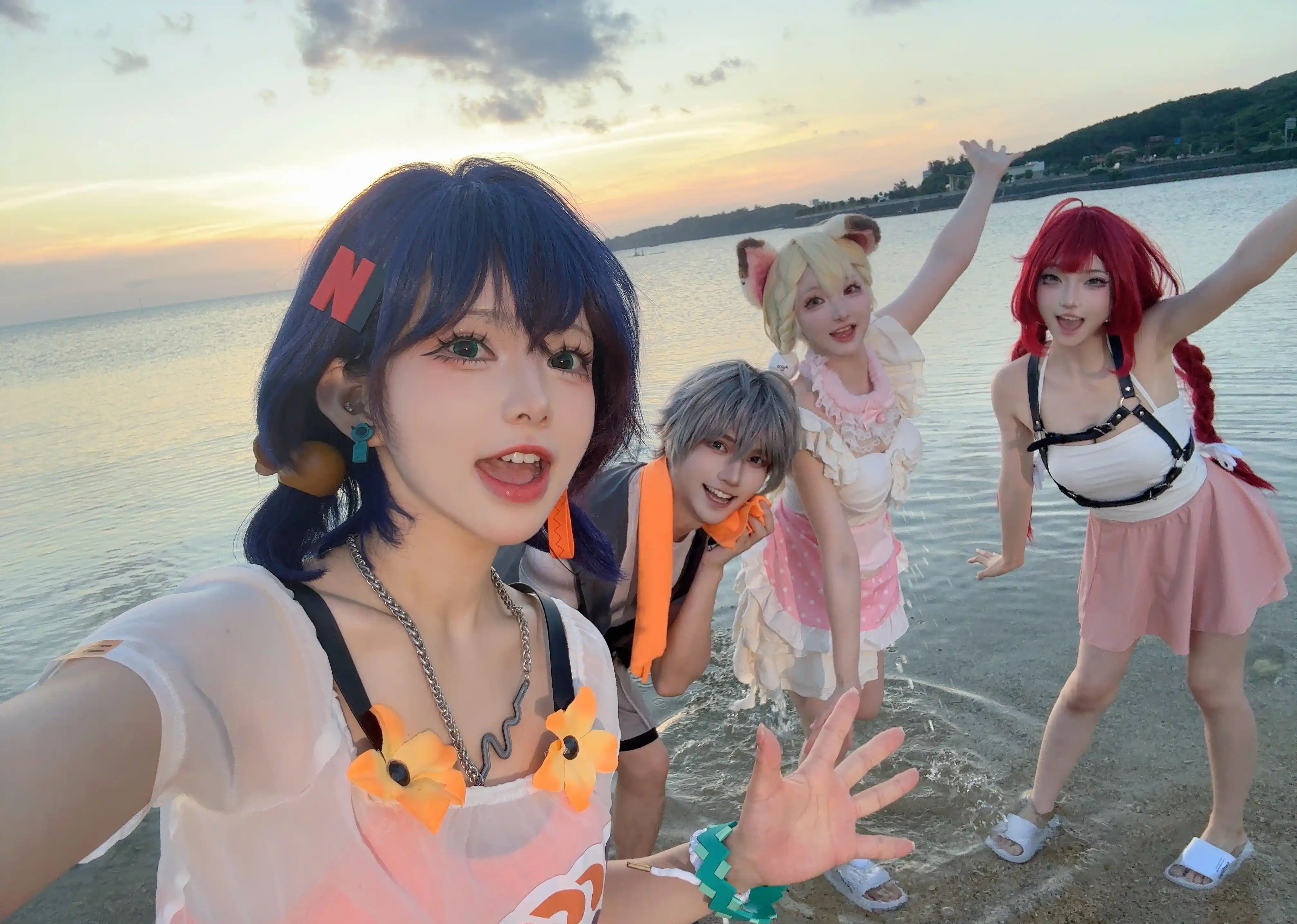 图片[3]-二次元COS分享[COSplay]一起快乐泳装，好耶～ ​​​-二次元COS分享次元吧