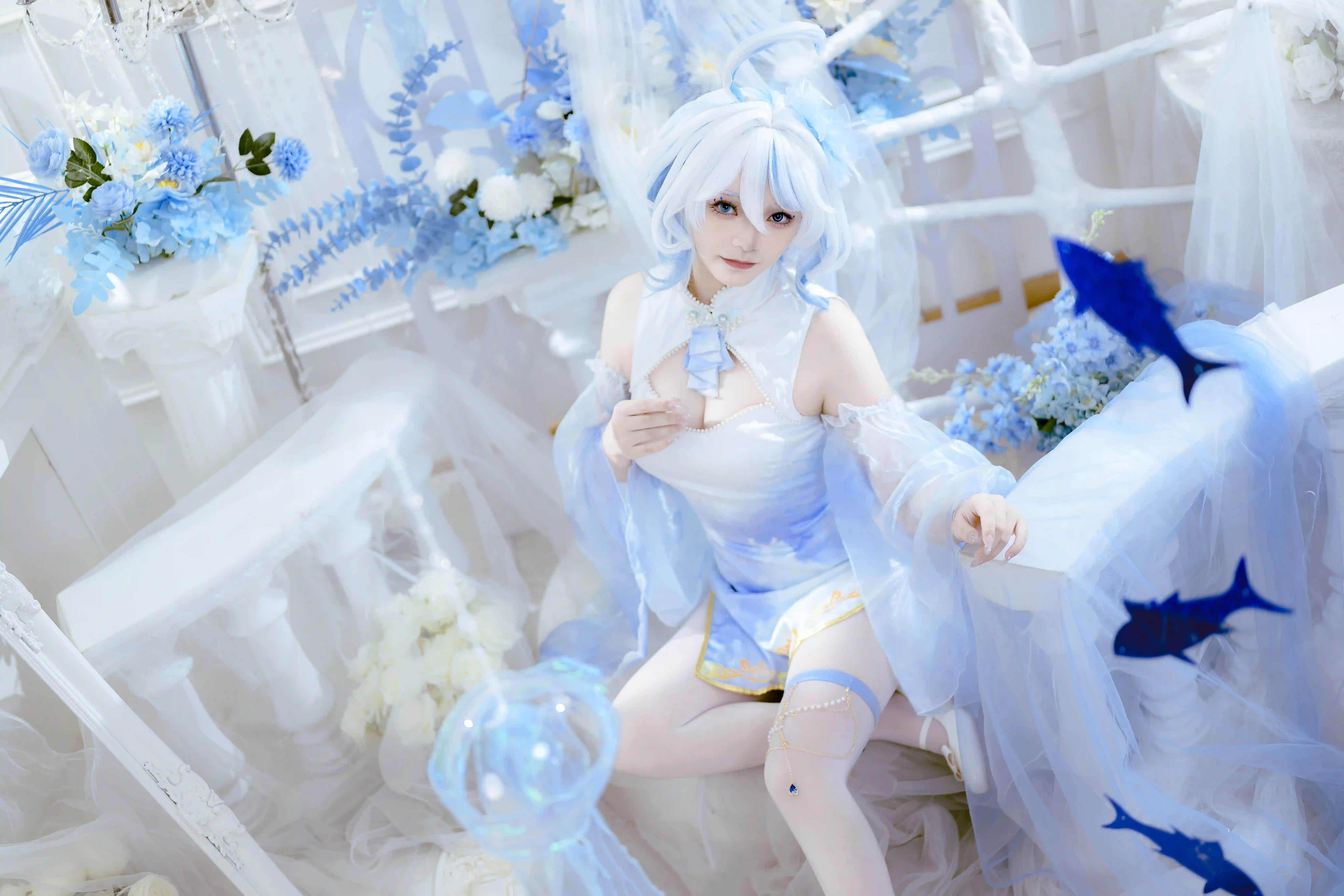 图片[4]-二次元COS分享[COSplay]原神 霜华·芙宁娜·同人旗袍-二次元COS分享次元吧