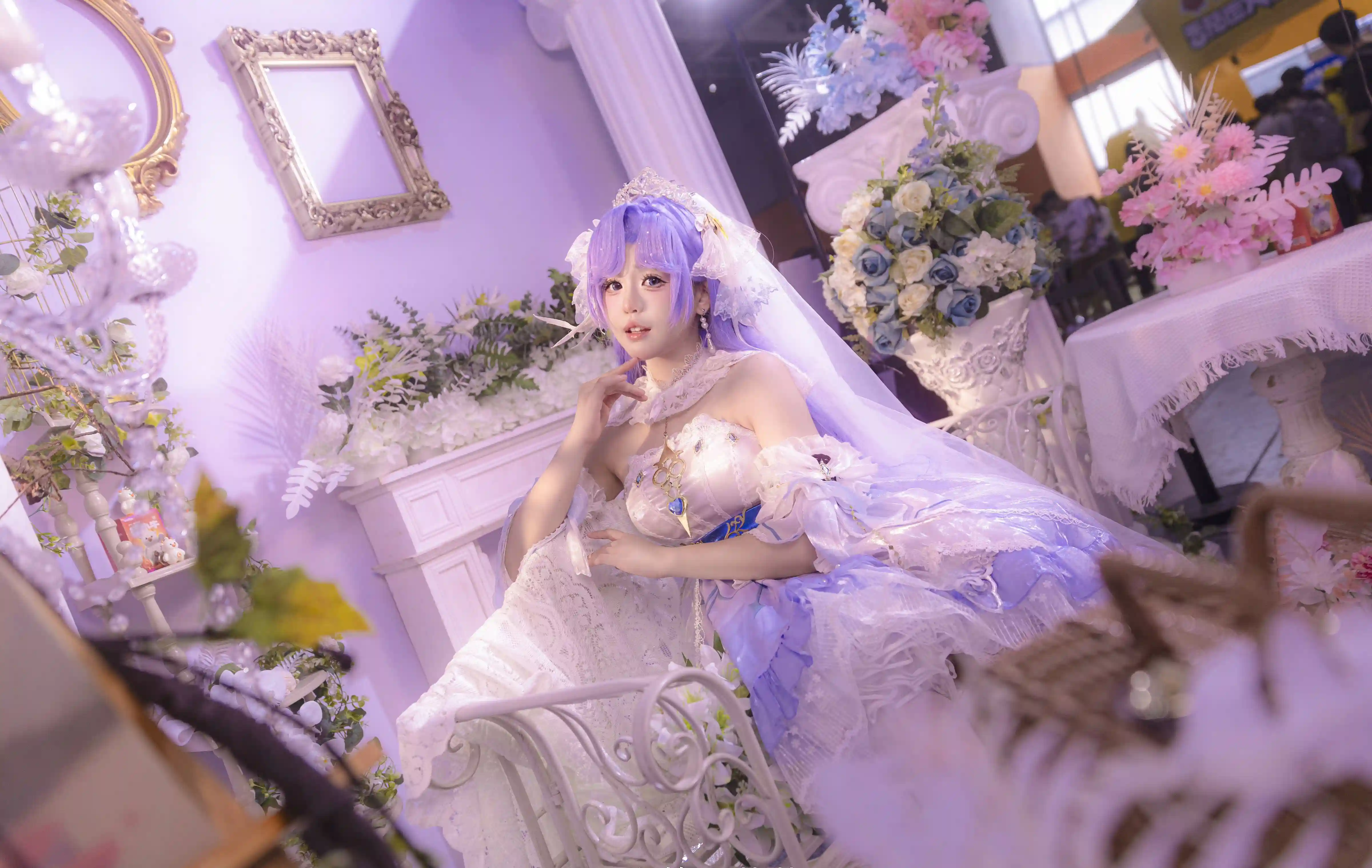 图片[2]-二次元COS分享[COSplay]王者荣耀 大乔-婚纱造型的浪漫定格-二次元COS分享次元吧