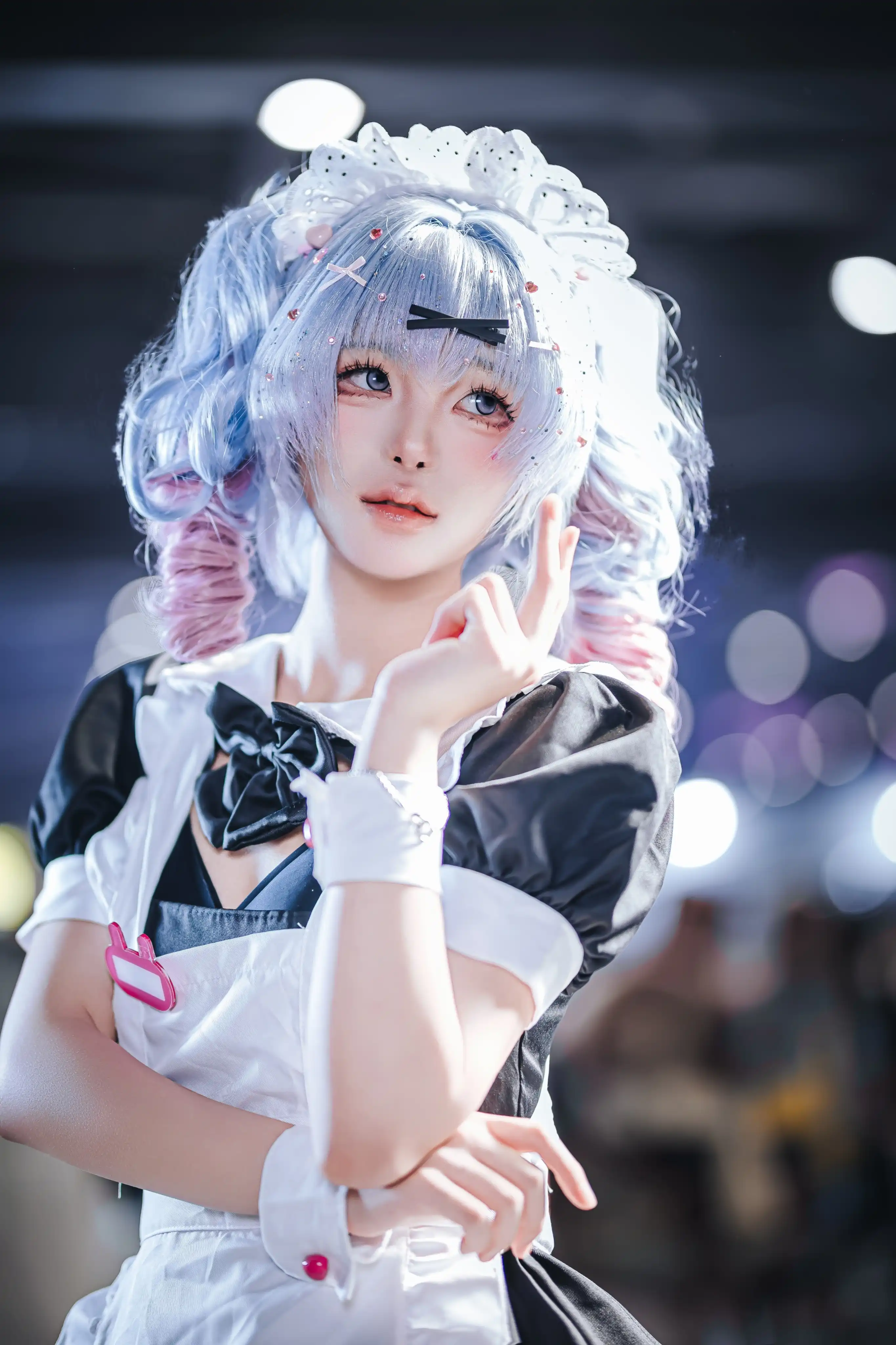 图片[1]-二次元COS分享[COSplay]这是……清纯型🐰🕳️女仆！-二次元COS分享次元吧