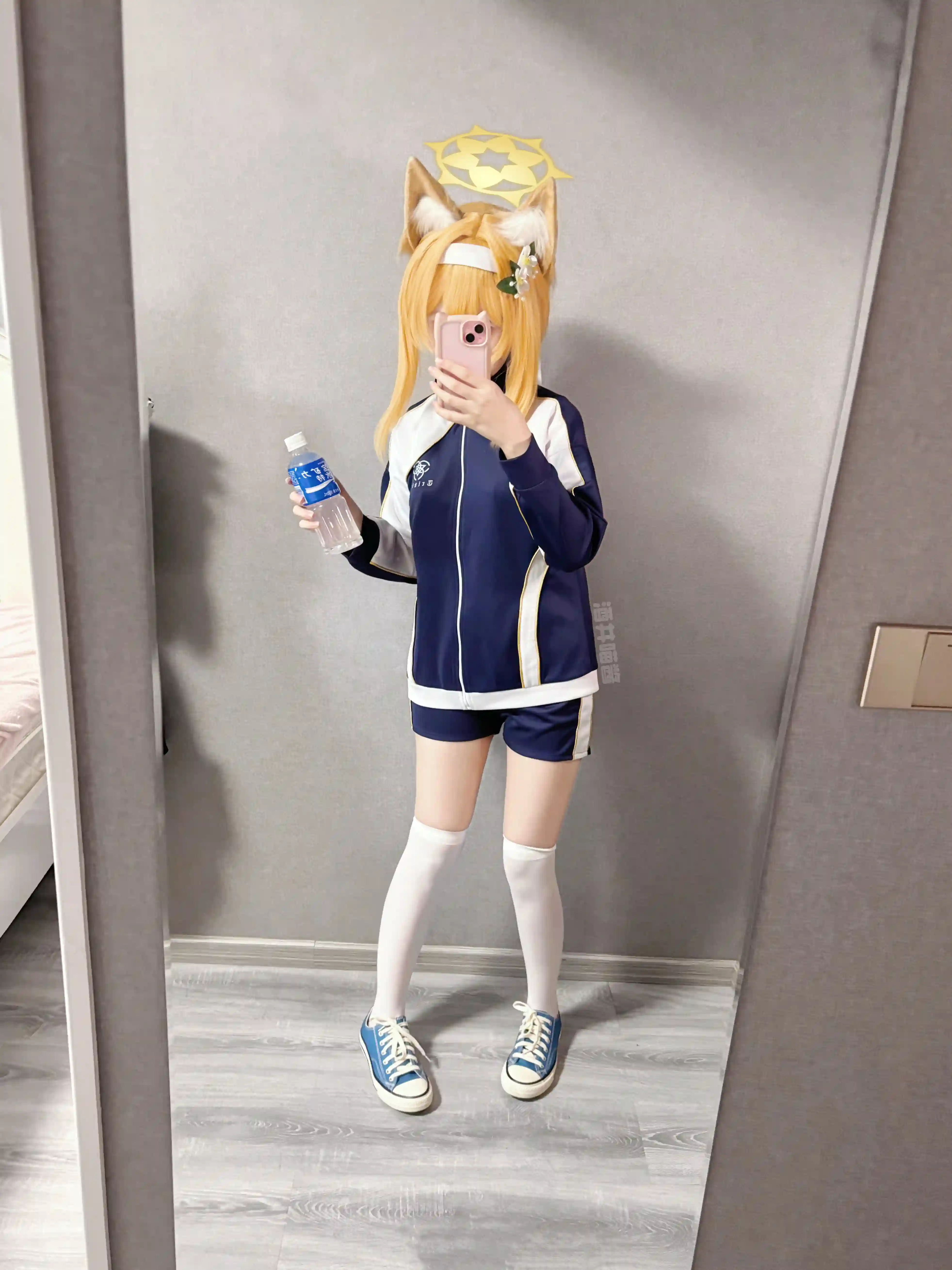 图片[2]-二次元COS分享[COSplay]蔚蓝档案 伊落玛丽 体操服 自拍-二次元COS分享次元吧