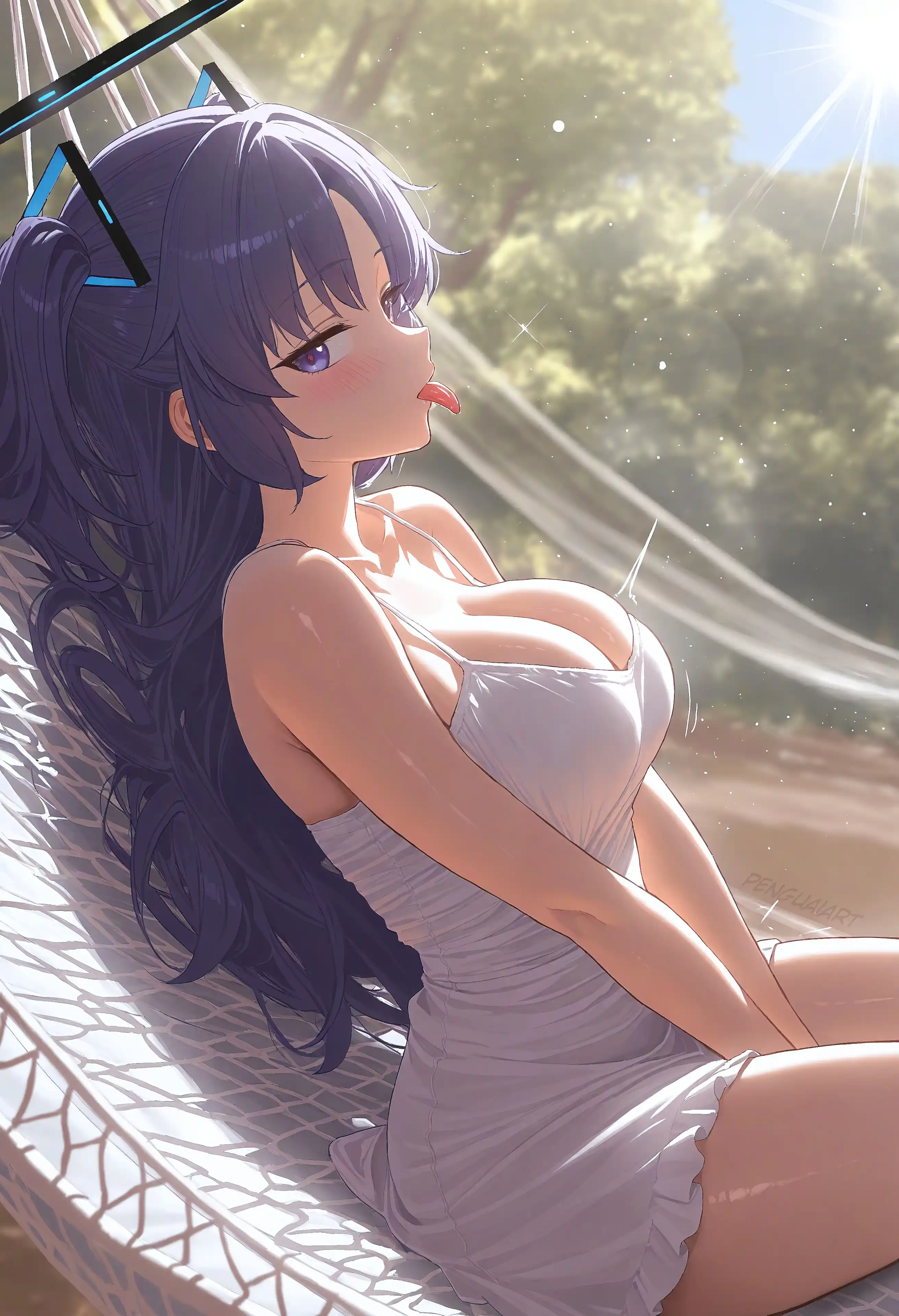 吊床小憩-早濑优香的夏日俏皮-二次元COS分享次元吧