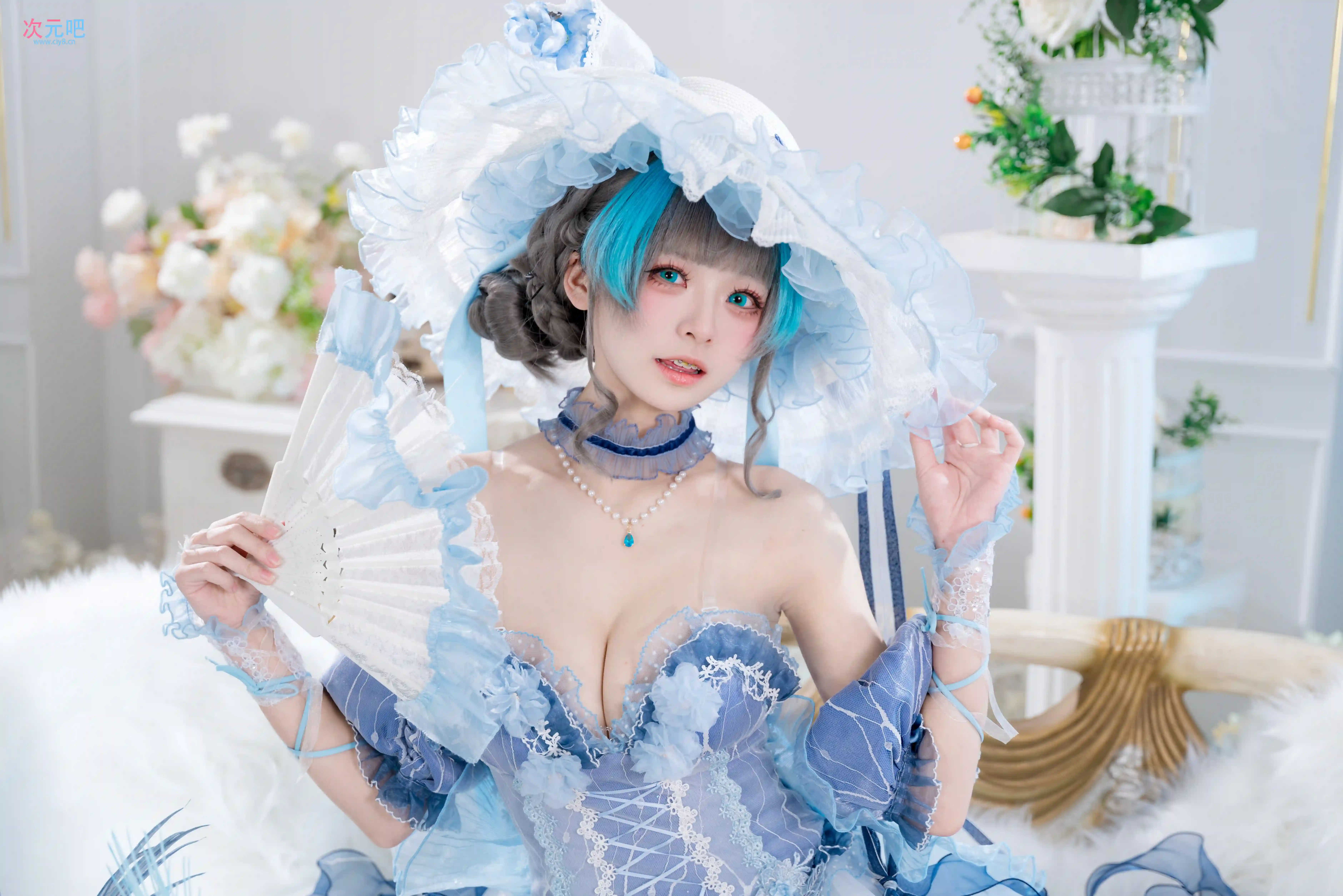九柒喵 - 柴郡 冰雪-二次元COS分享次元吧