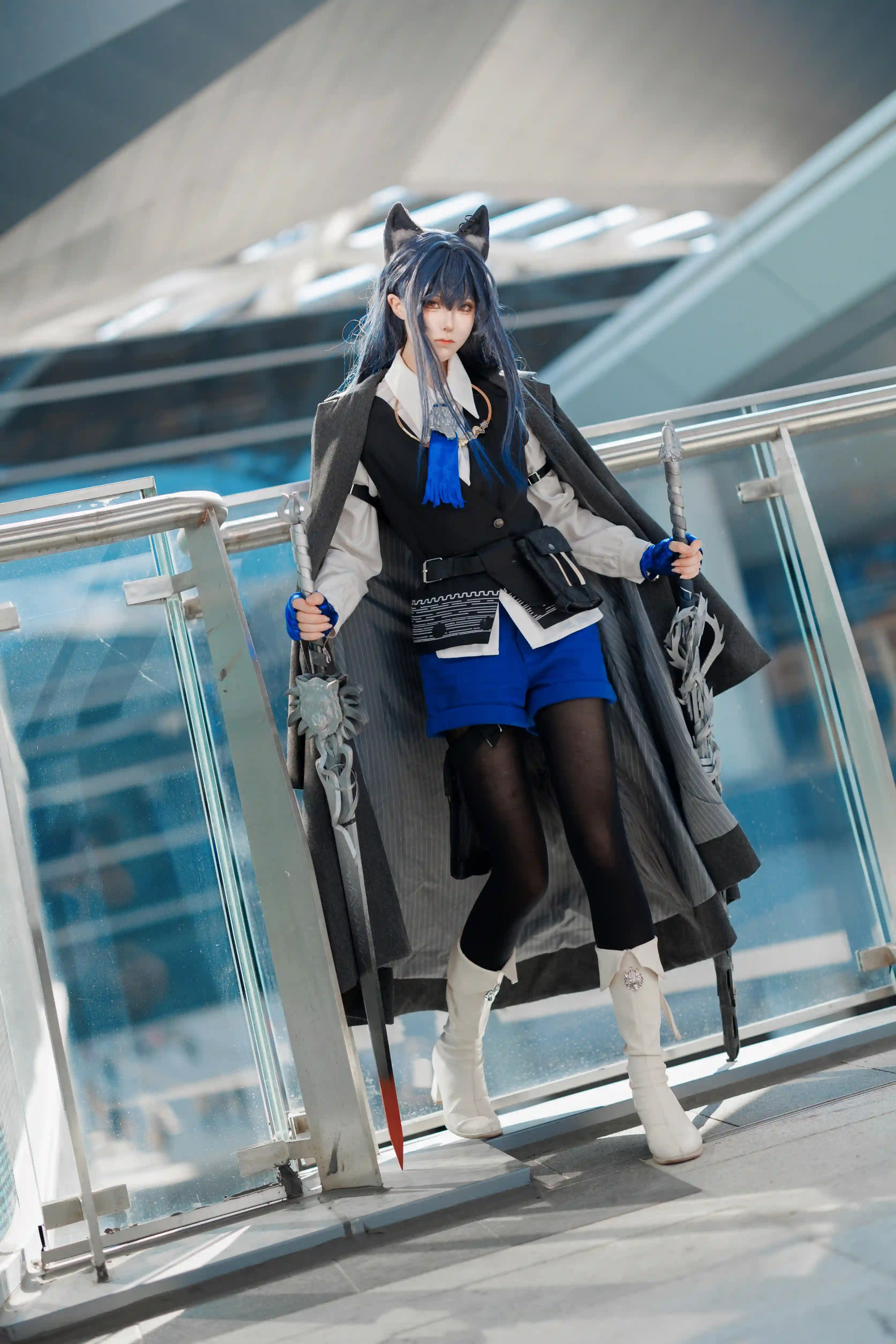 图片[3]-二次元COS分享[COSplay]明日方舟 缄默德克萨斯-二次元COS分享次元吧