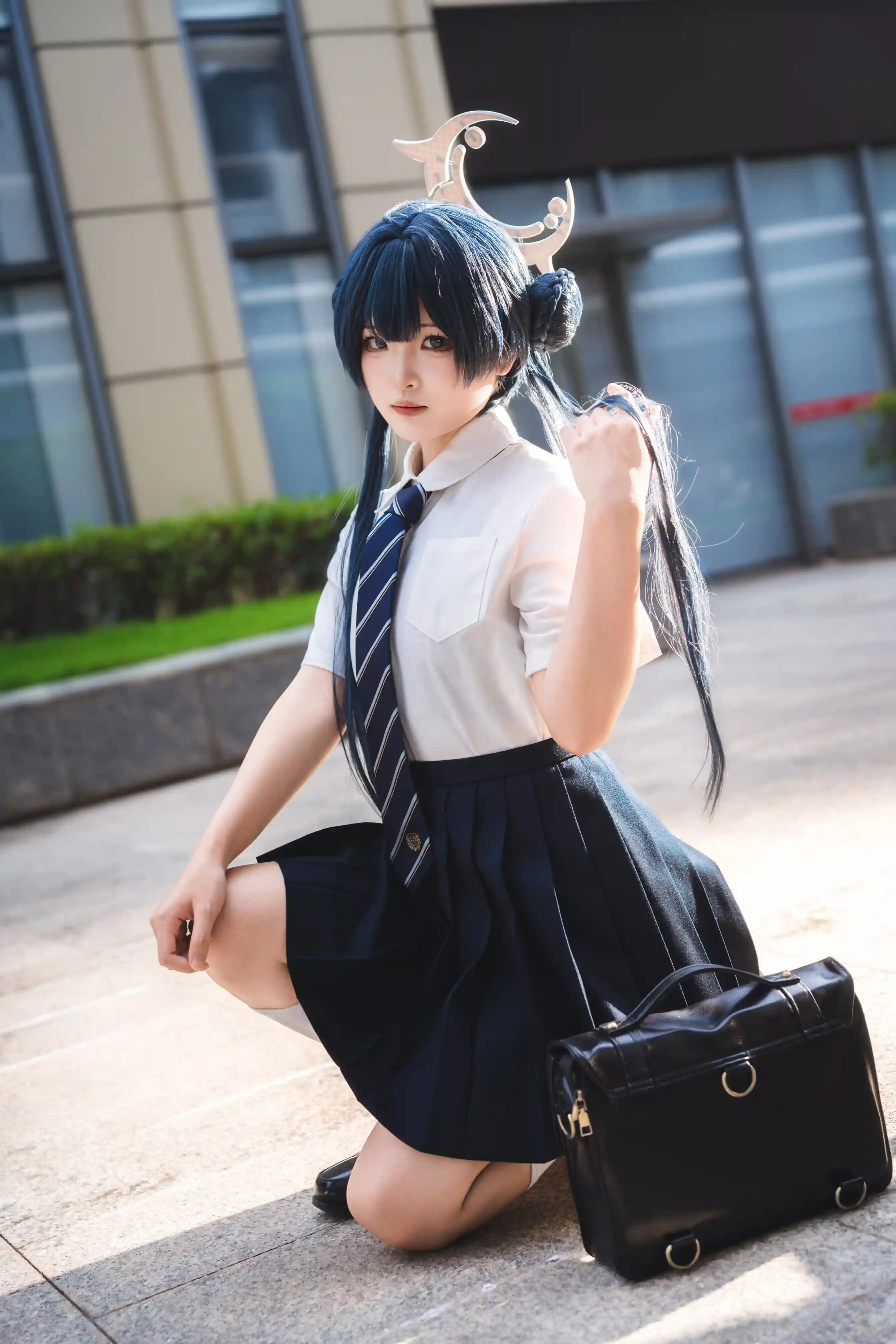 图片[7]-二次元COS分享[COSplay]蔚蓝档案 妃咲 JK-二次元COS分享次元吧