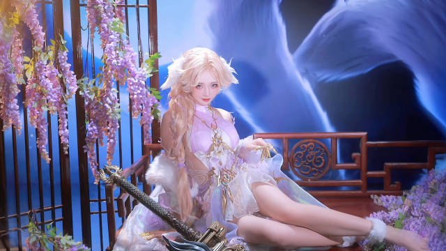 无尘师兄，倘若你摸到了这把屠龙阔刀，又当如何呀？-二次元COS分享次元吧