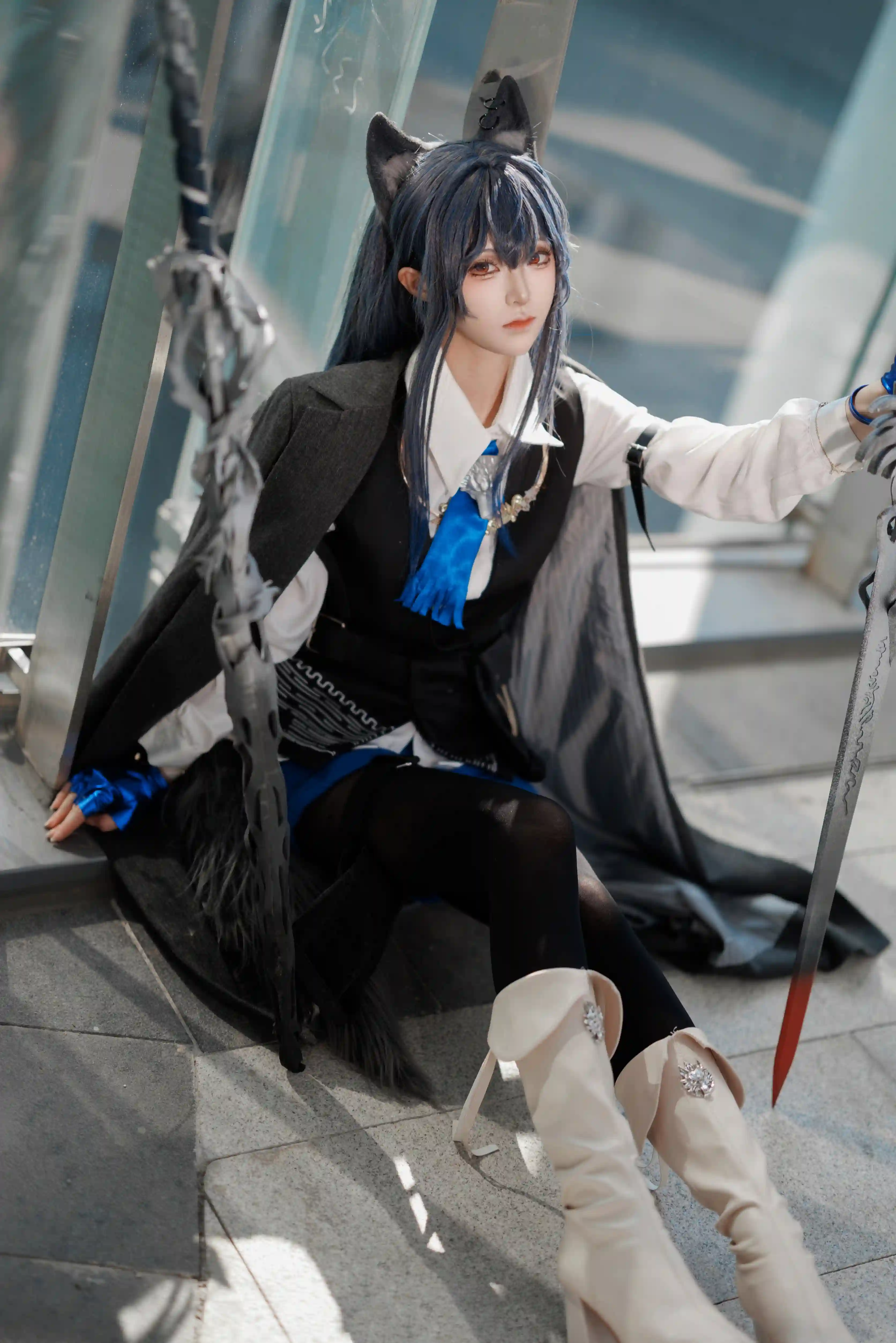 图片[6]-二次元COS分享[COSplay]明日方舟 缄默德克萨斯-二次元COS分享次元吧