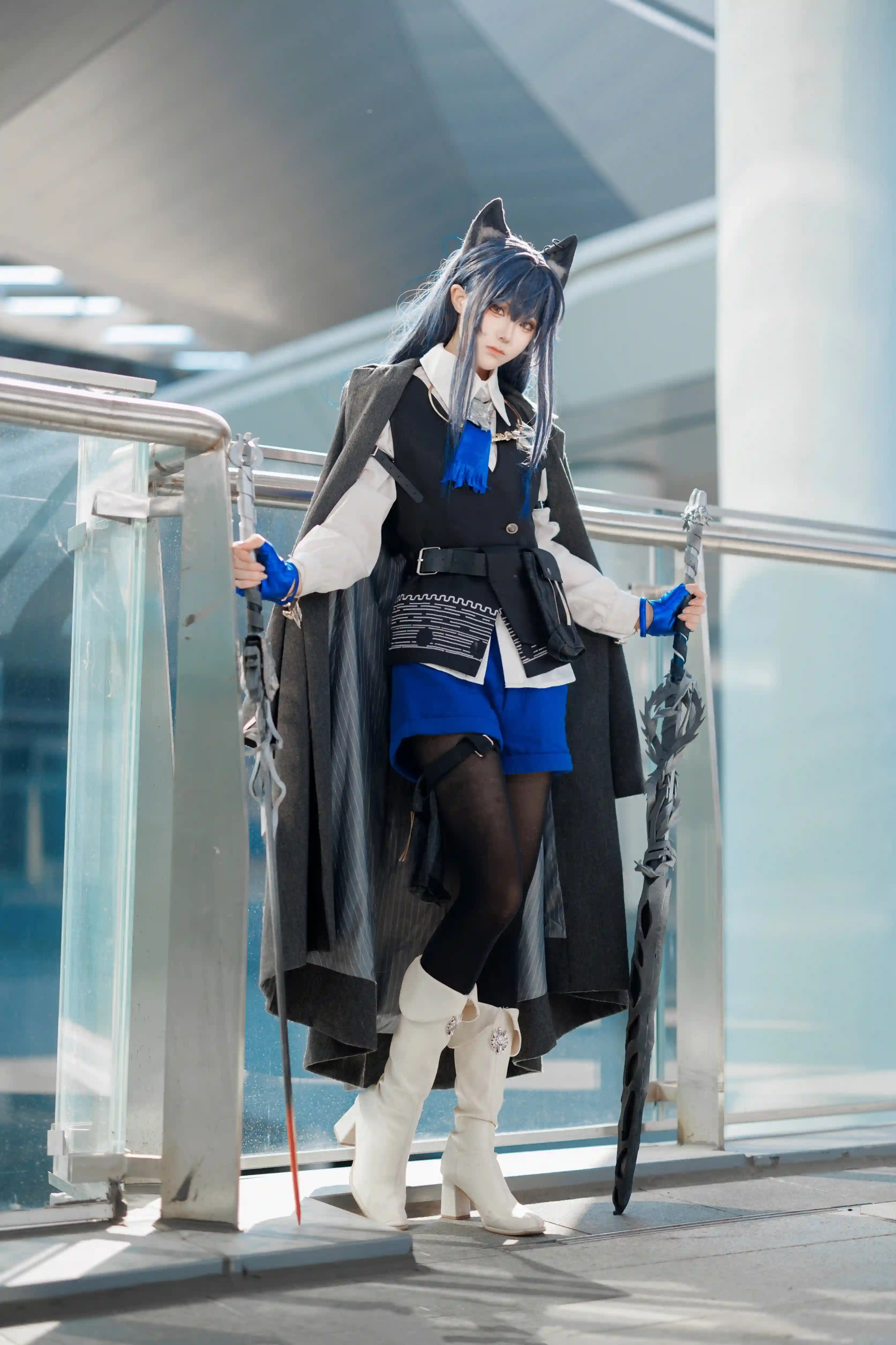 图片[4]-二次元COS分享[COSplay]明日方舟 缄默德克萨斯-二次元COS分享次元吧