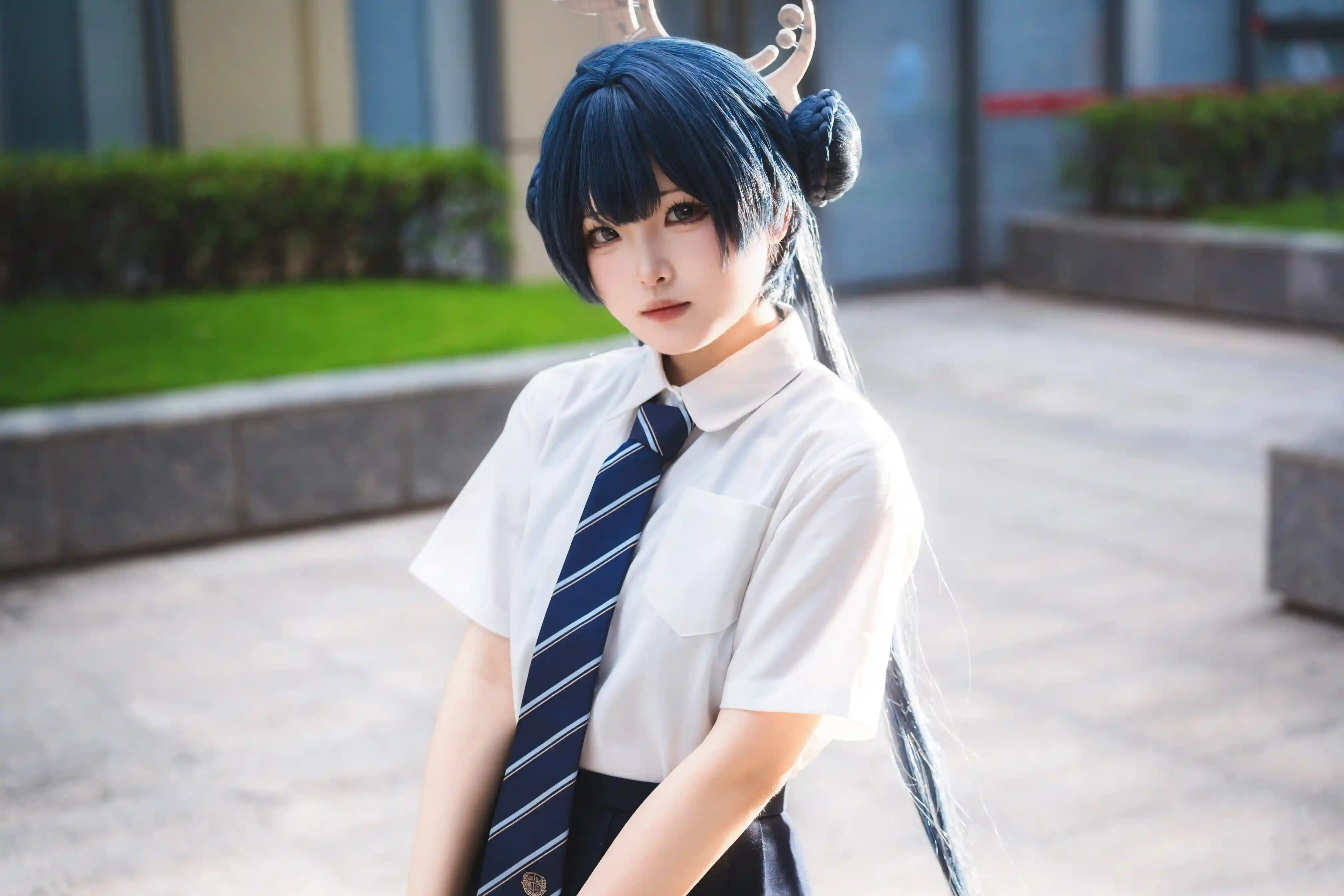 图片[2]-二次元COS分享[COSplay]蔚蓝档案 妃咲 JK-二次元COS分享次元吧