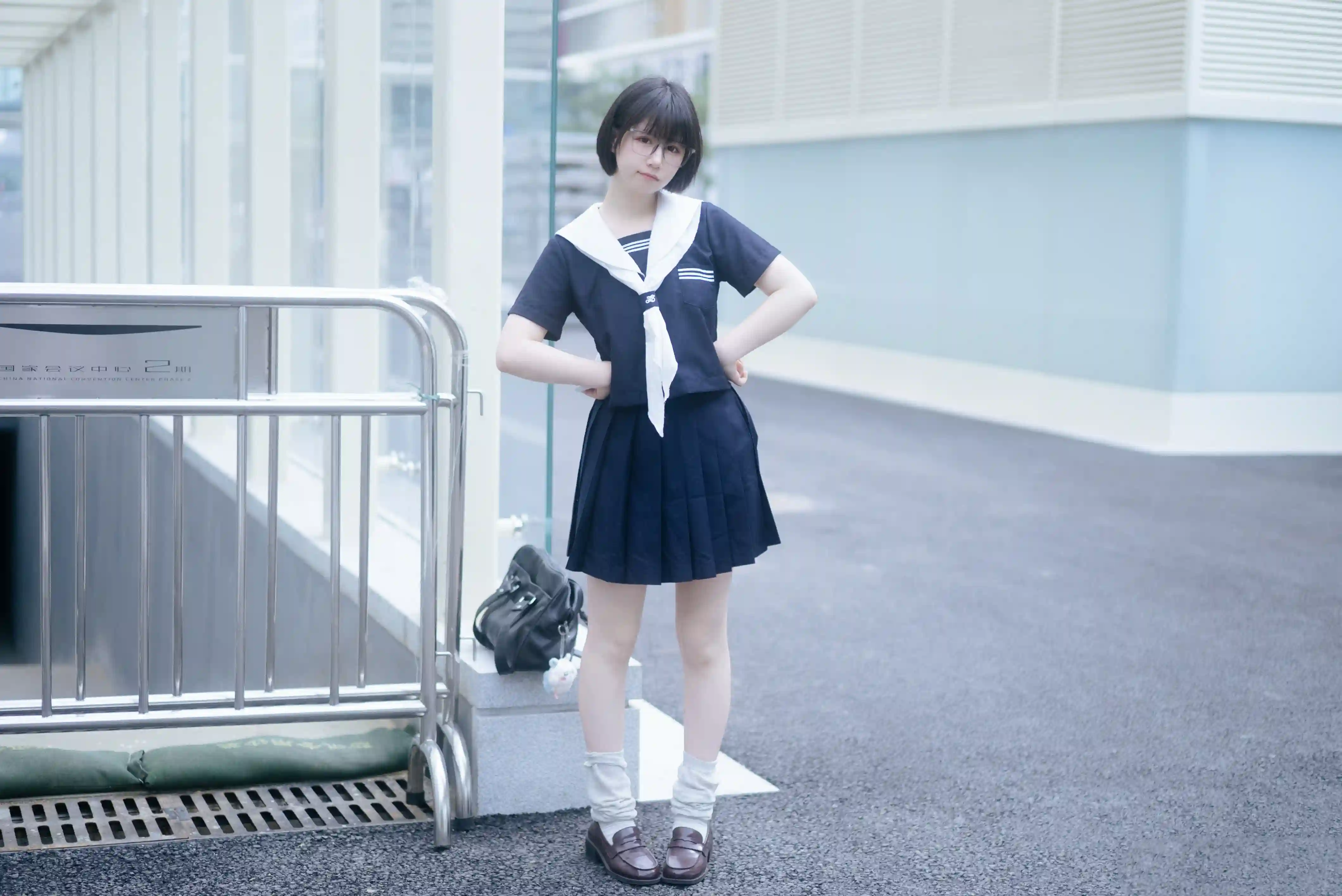 [JK]JK 制服-街头邂逅的元气身影-二次元COS分享次元吧