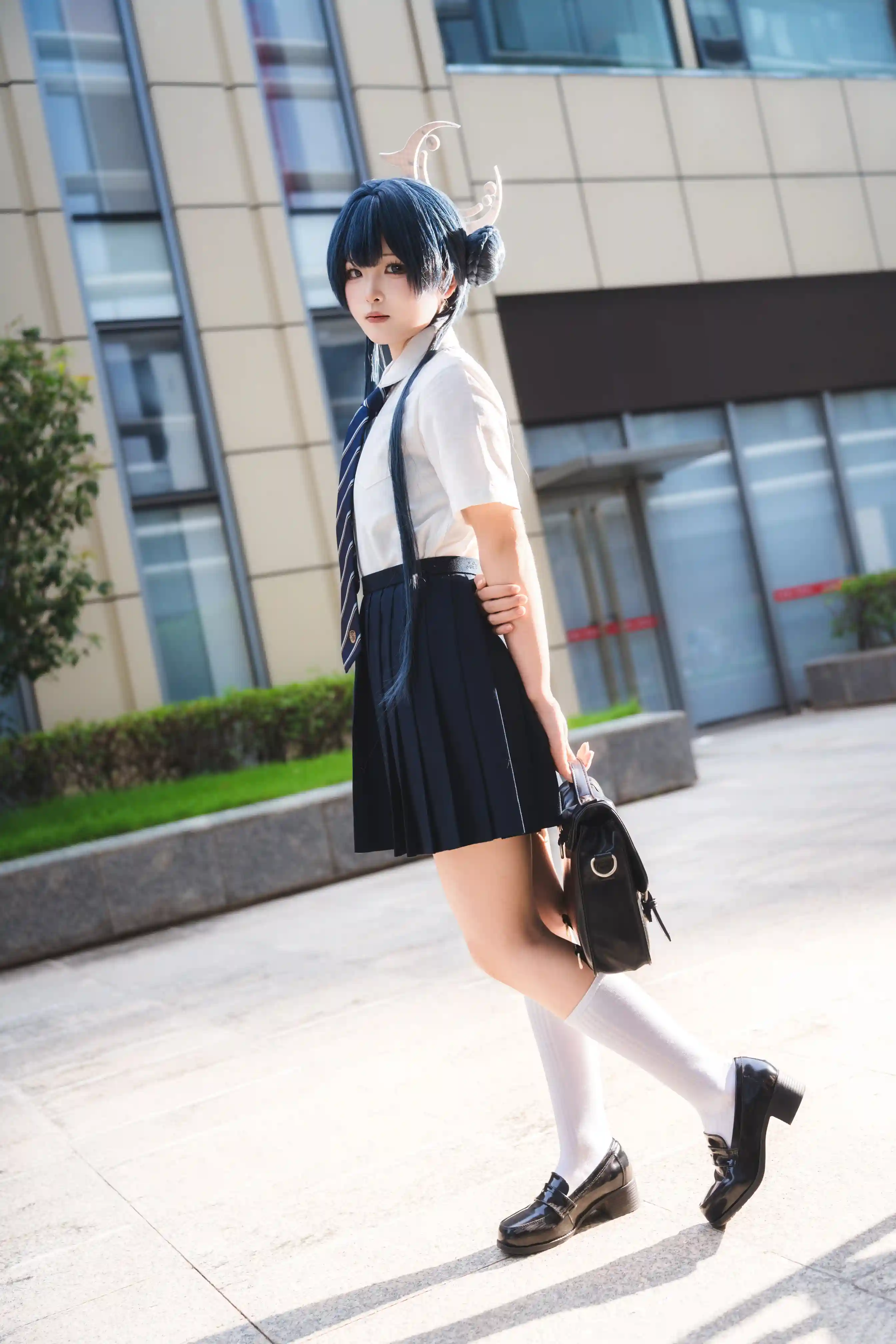 图片[8]-二次元COS分享[COSplay]蔚蓝档案 妃咲 JK-二次元COS分享次元吧