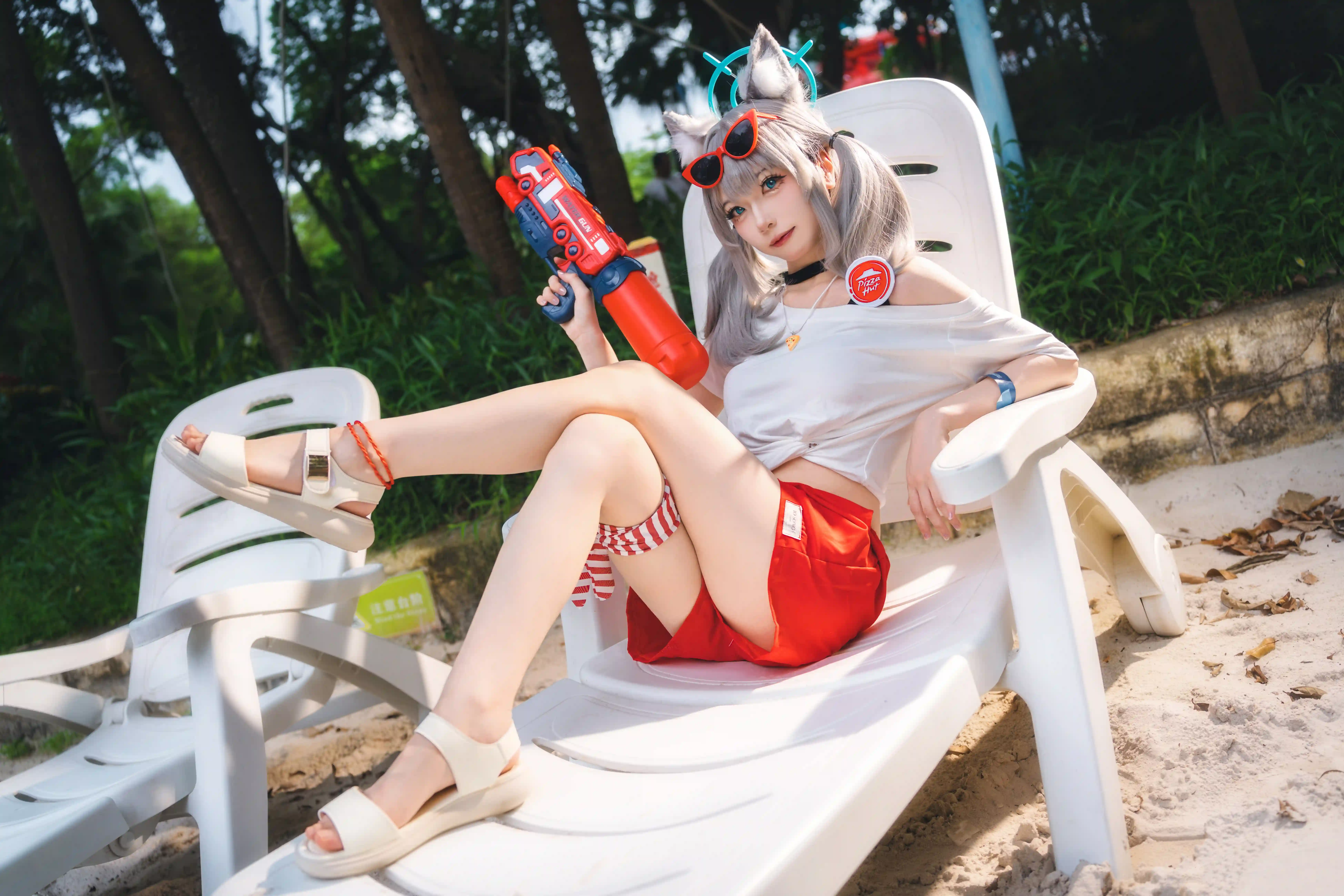 [COSplay]碧蓝航线 砂狼白子 联动泳装-二次元COS分享次元吧