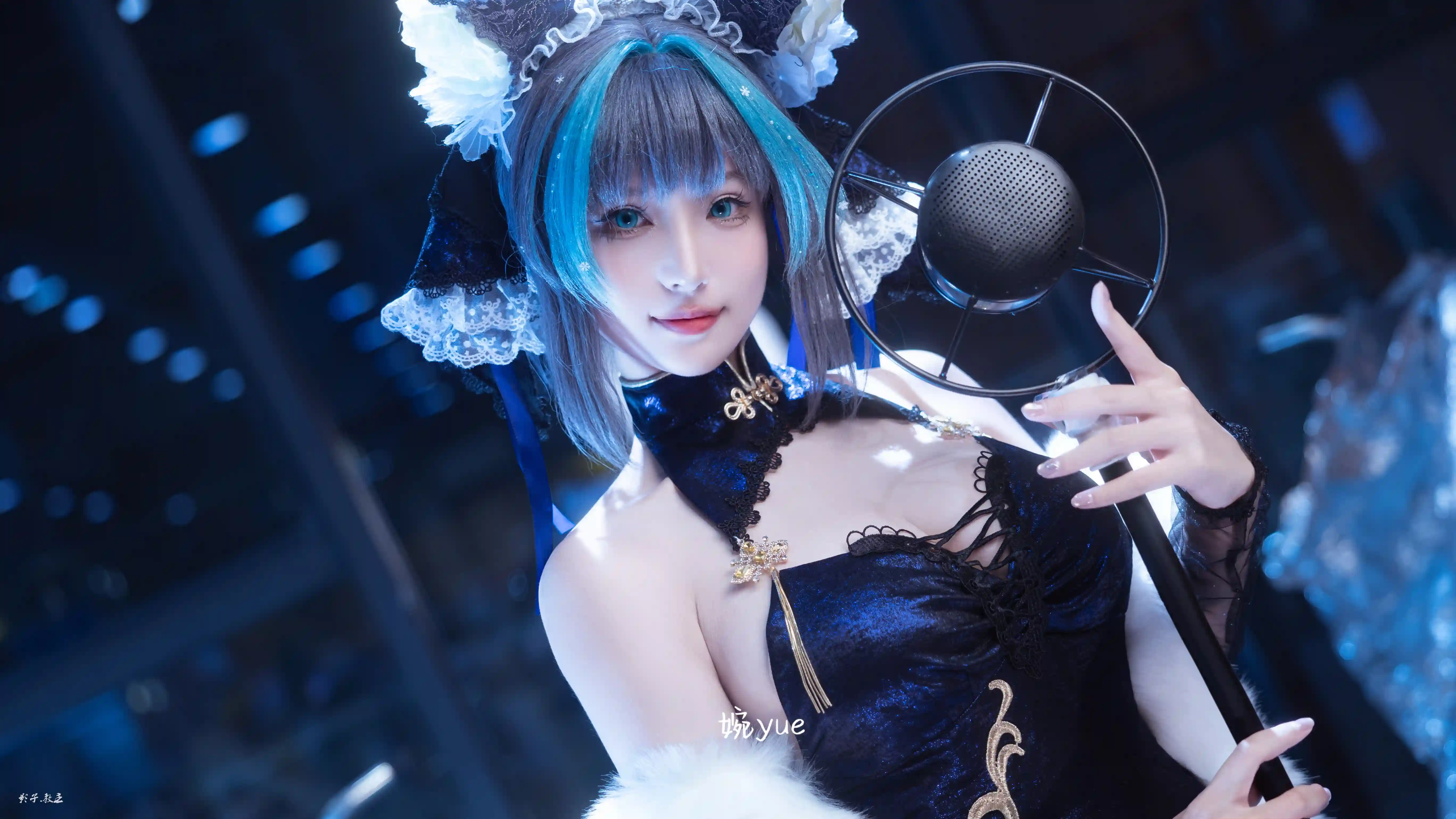图片[1]-二次元COS分享[COSplay]碧蓝航线 柴郡旗袍-二次元COS分享次元吧