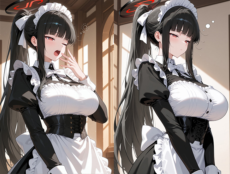 碧蓝档案 调月莉音 女仆装-二次元COS分享次元吧