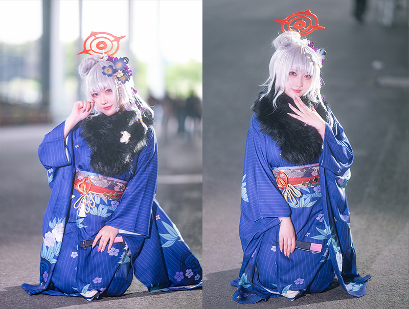 [COSplay]华美之花跃于振袖之上，整理心情为探寻未知的美食而来-二次元COS分享次元吧