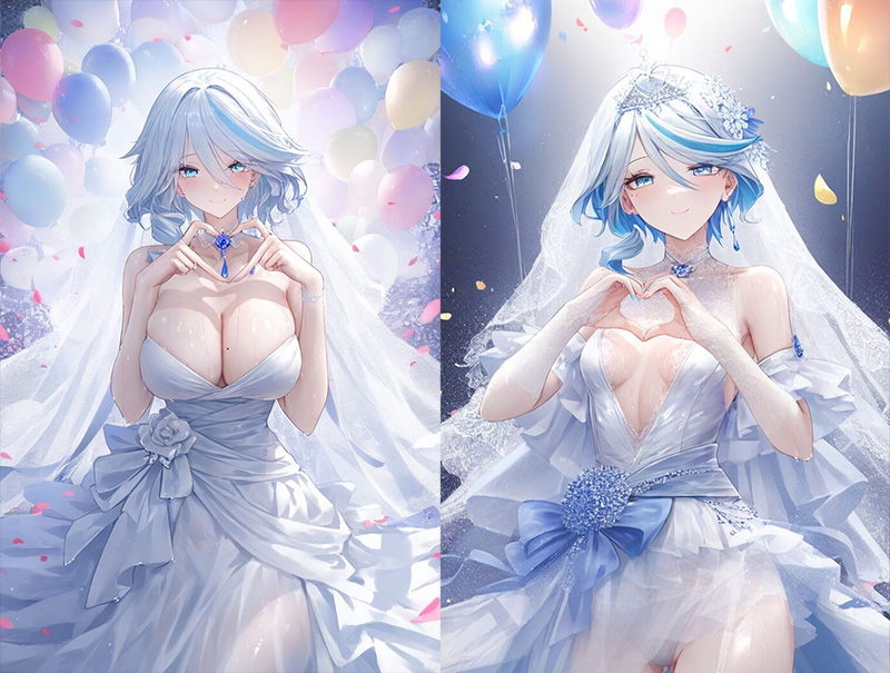 原神 芙宁娜 花嫁-二次元COS分享次元吧